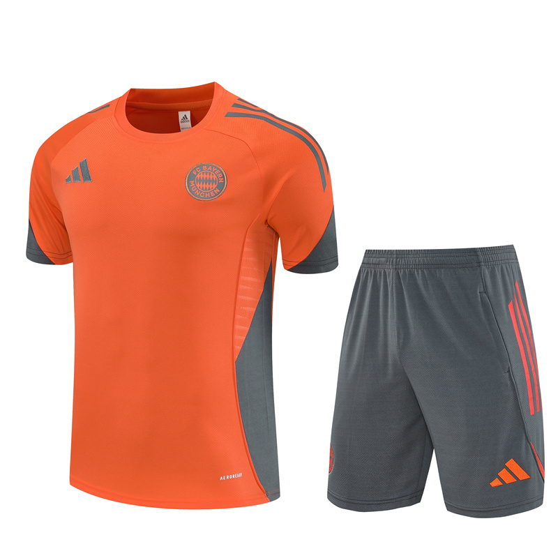 Adult/ Kids Bayern Munchen 25/26 Short Sleeves Training suit Orange