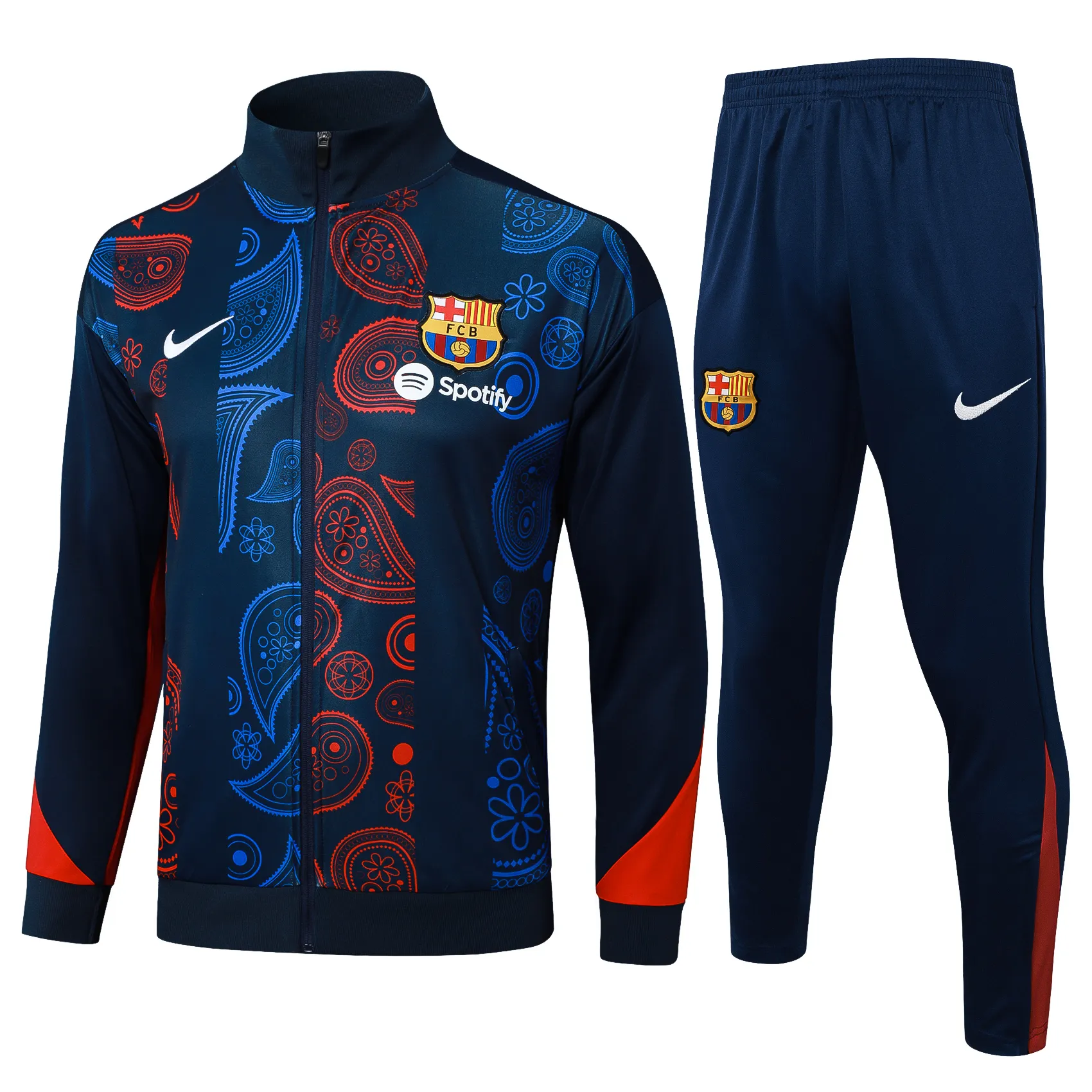 Adult/ Kids Barcelona 2425 full zipper Training Suit A841