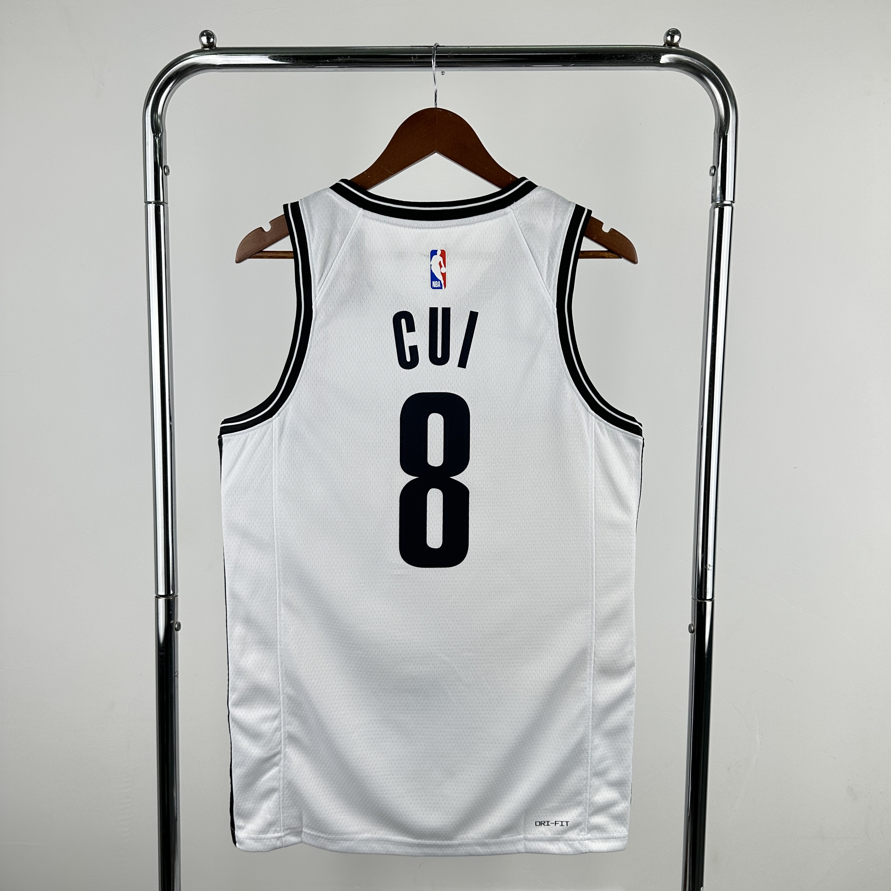 23 Season Brooklyn Nets White  No. 8 CUI
