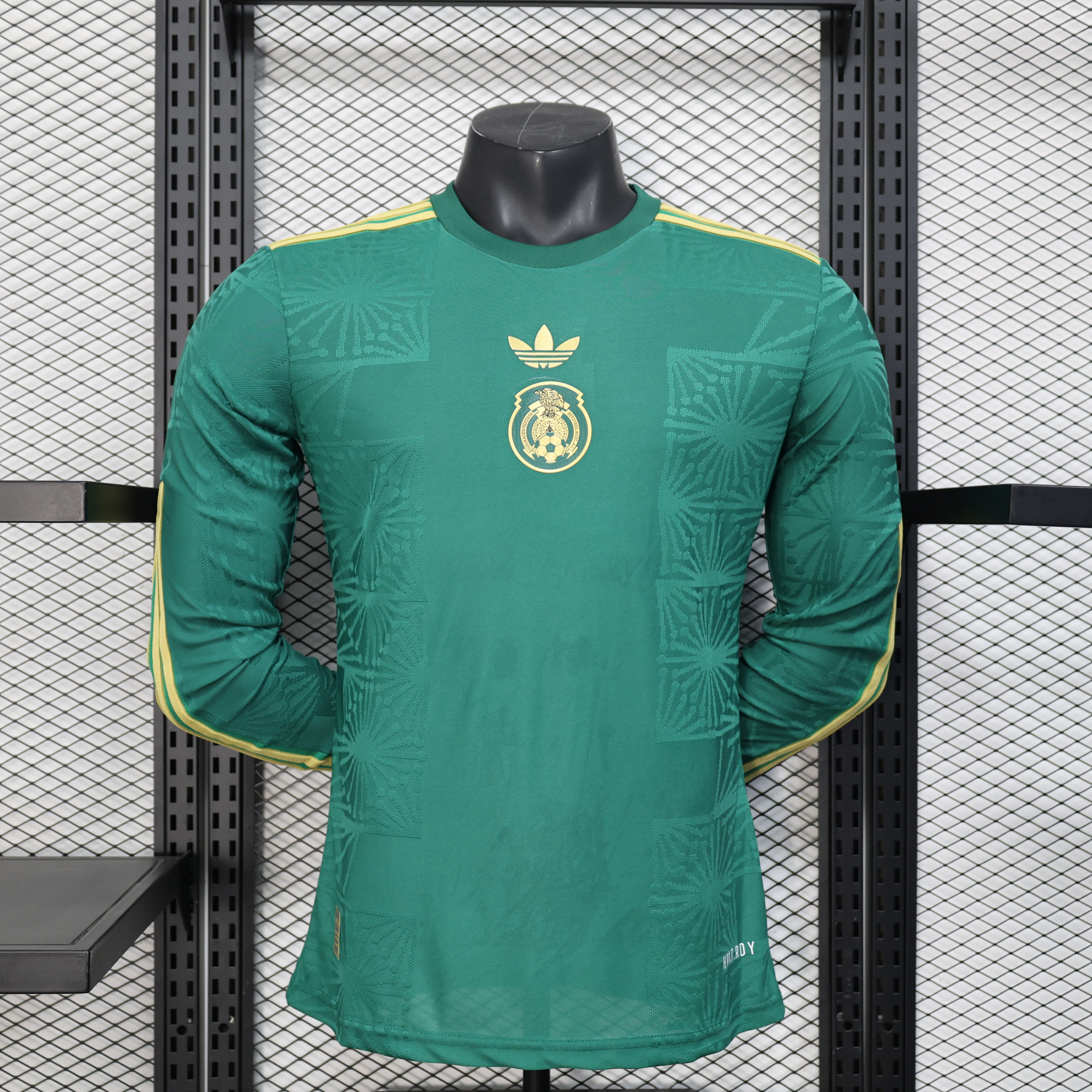 Player Version Mexico 25/26 Gold Cup Green  Long Sleeves S-XXL