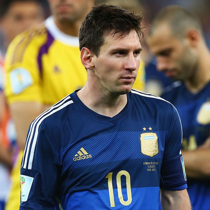 Retro Argentina 2014 Away Final Long Sleeves