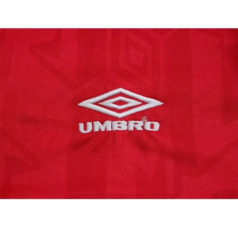 Retro Manchester United 1992-93 Home With Pacthes
