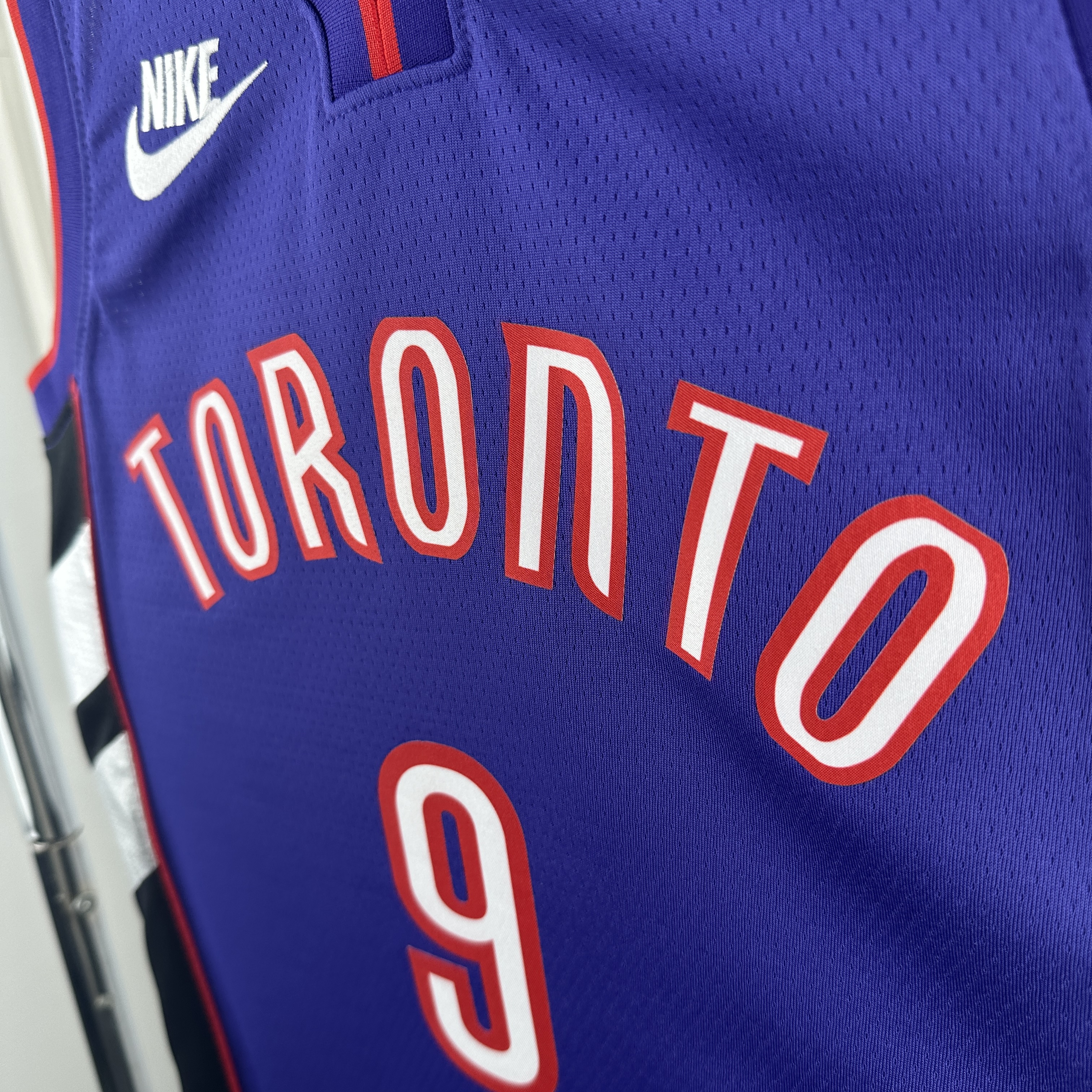 25 Season Toronto Raptors Purple  No.9 Barrett