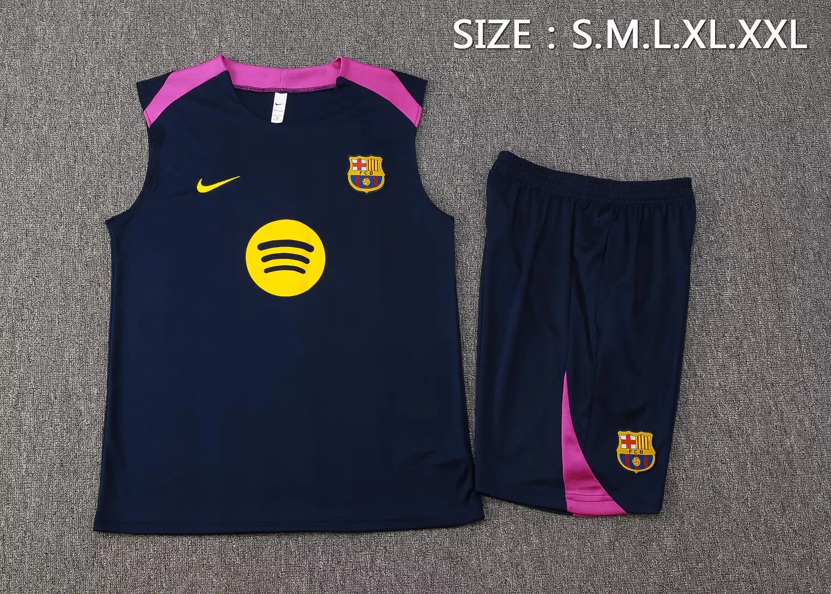 Barcelona Sleevesless Training Suit D2505