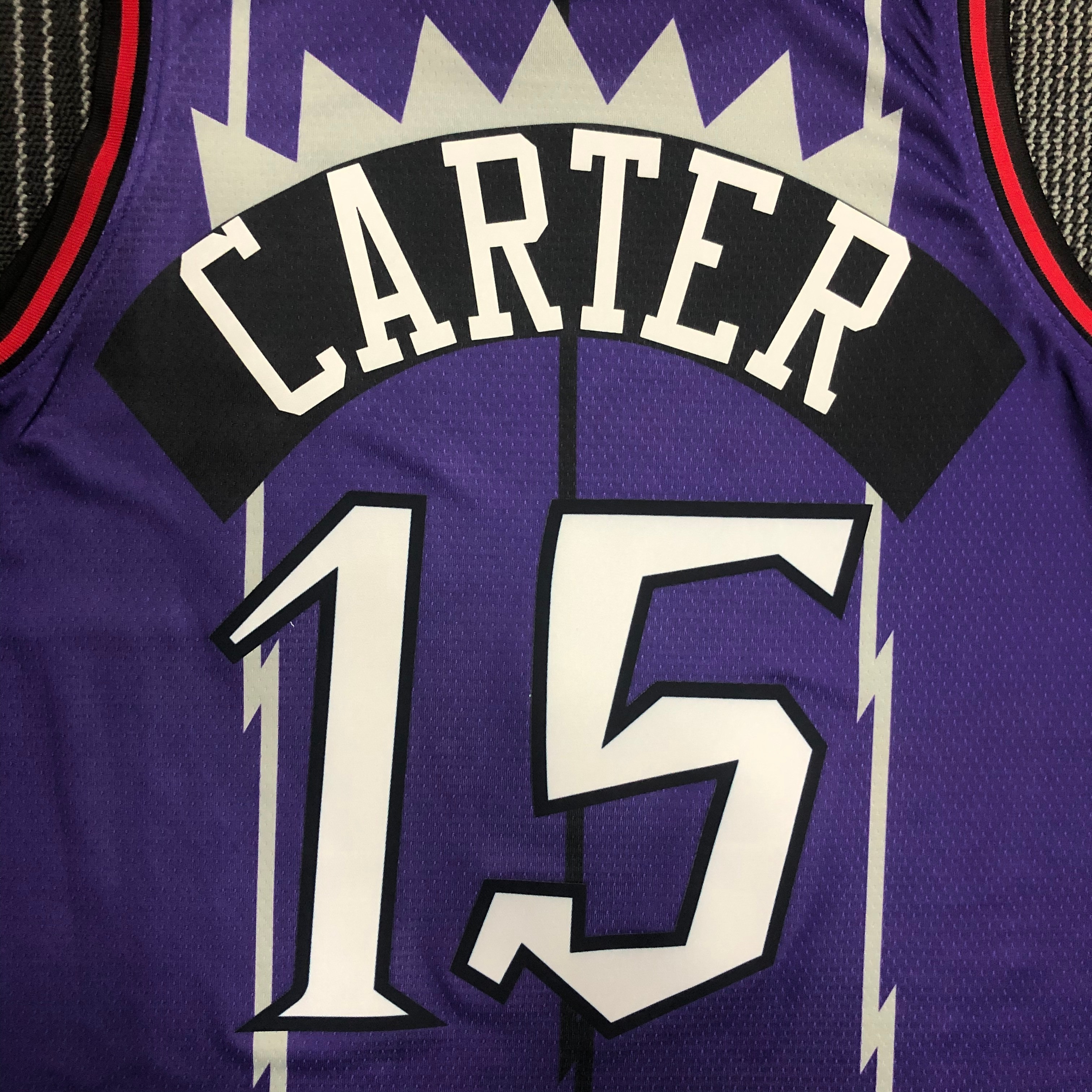 Toronto Raptors Purple  No.15 Carter