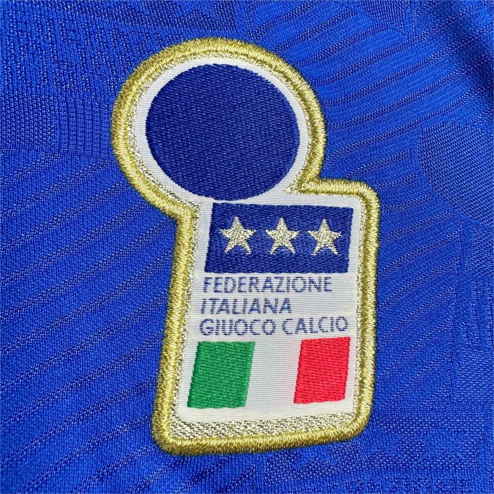 Retro  Italy 1994 Home Blue Long Sleeves
