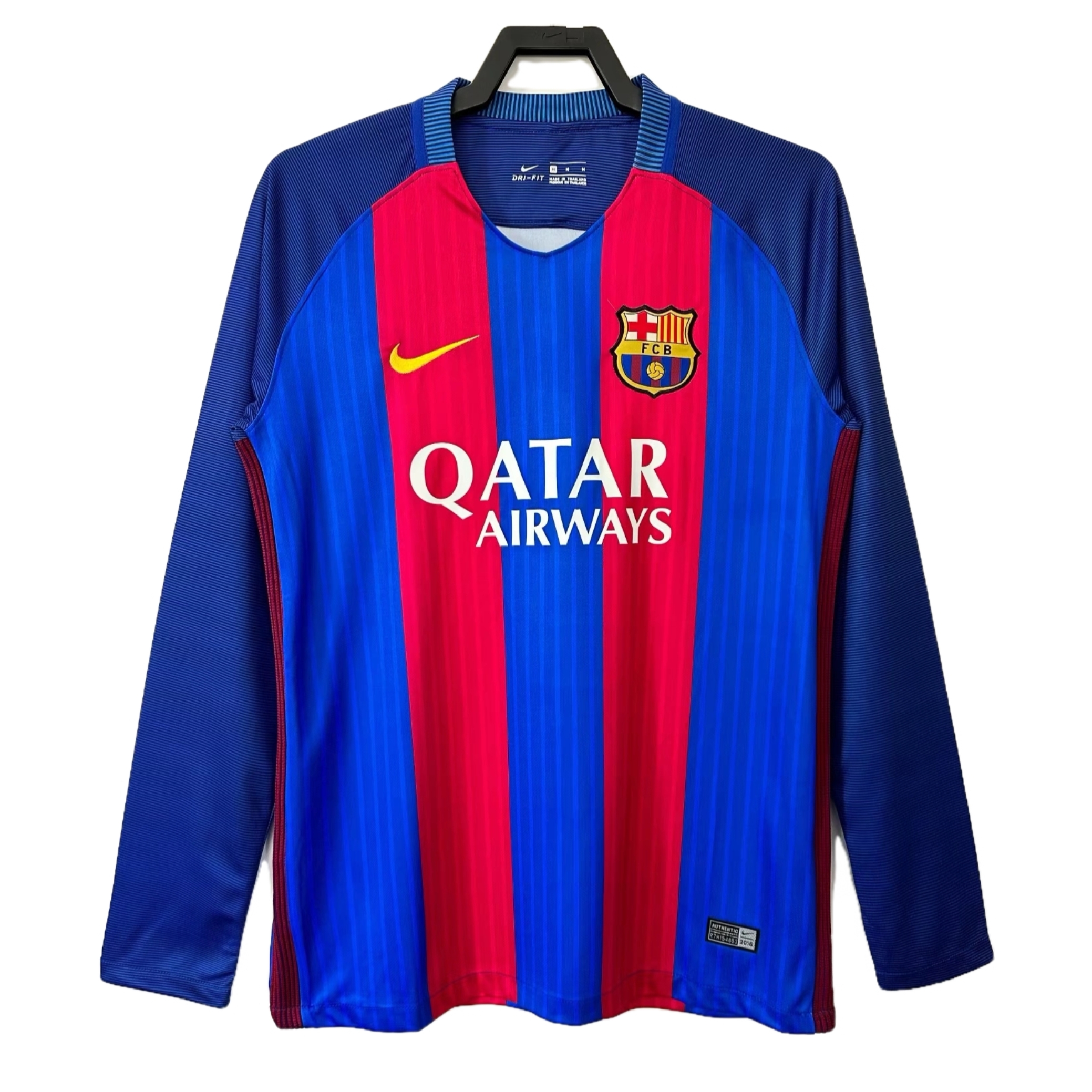 Retro 16/17 Barcelona Long Sleeves Home S-XXL