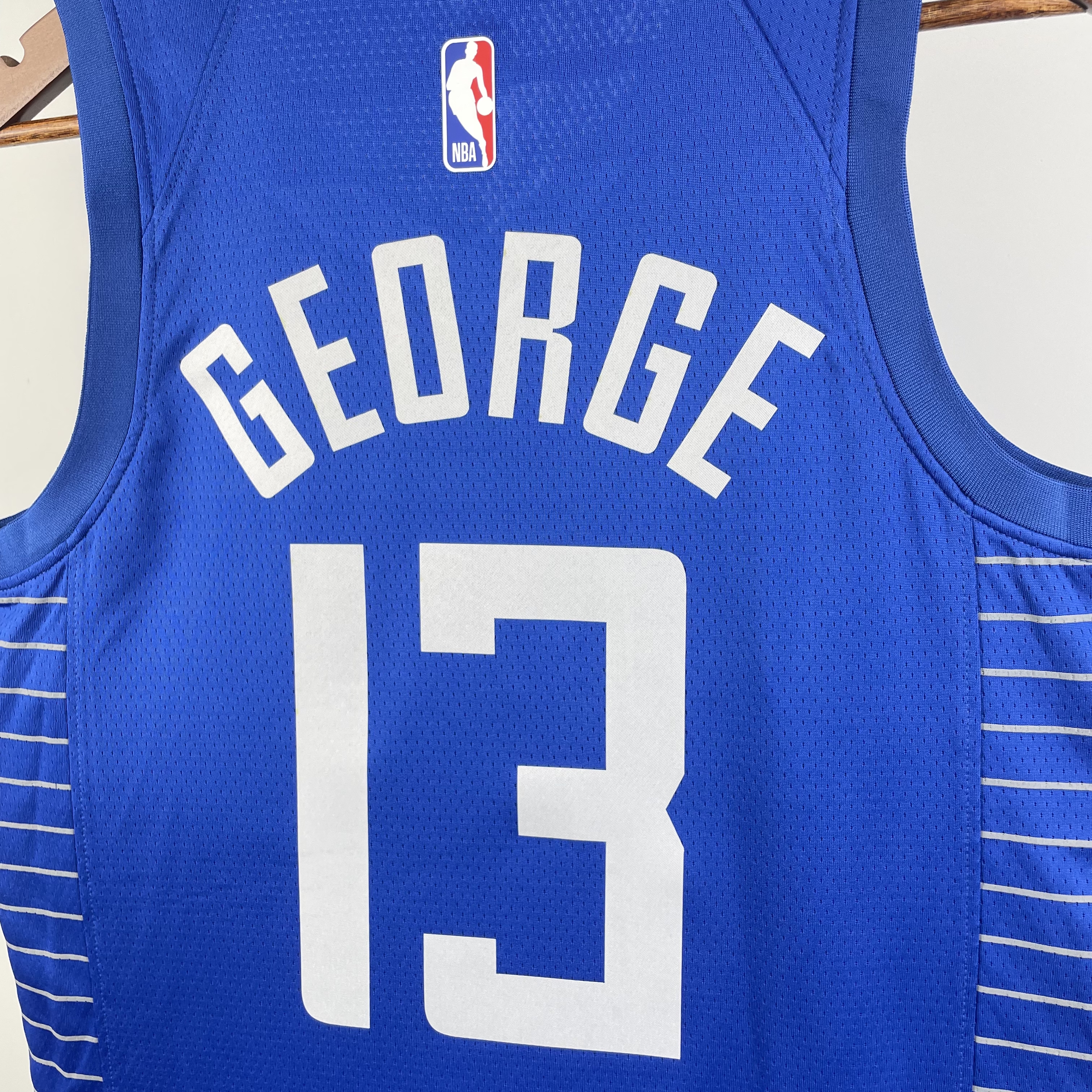 23 Season Los Angeles Clippers Away Blue  No.13 George