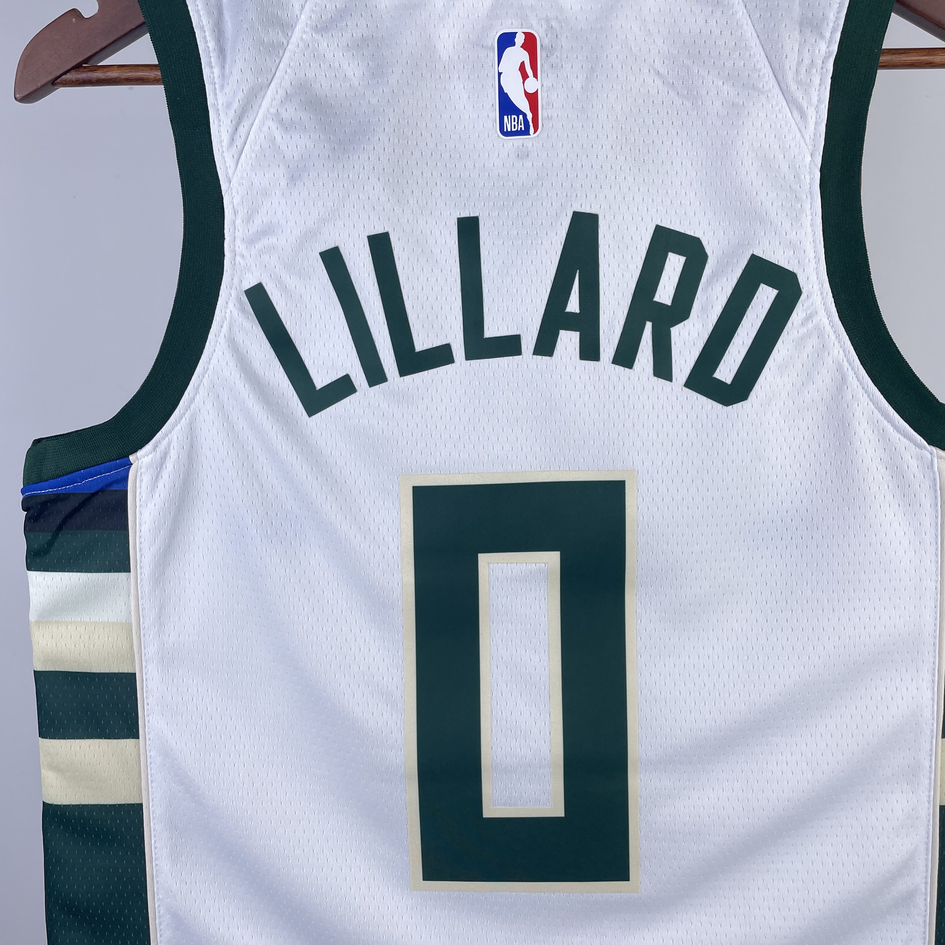 23 Season Milwaukee Bucks Home Version  No.0 Lillard