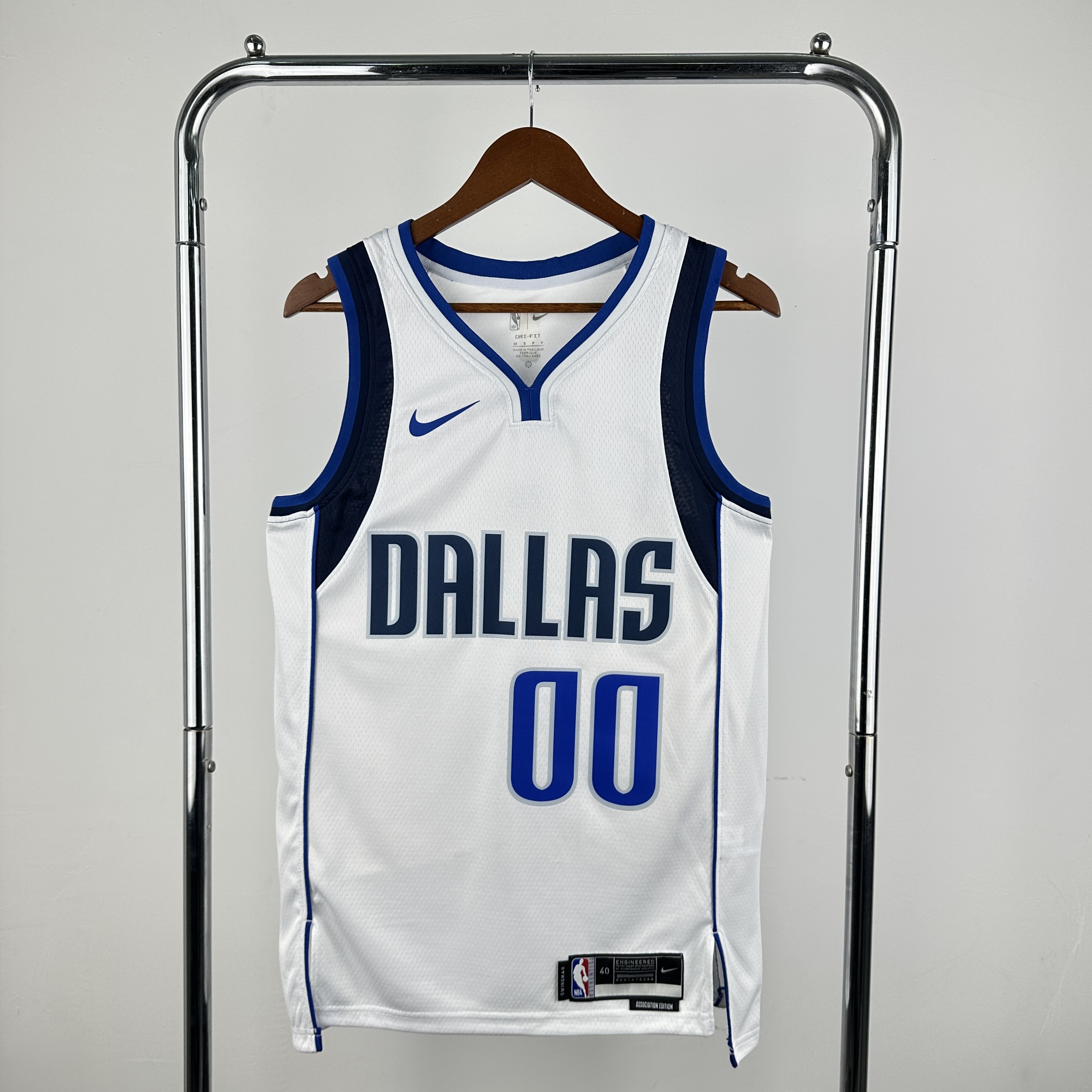 Dallas Mavericks White #00