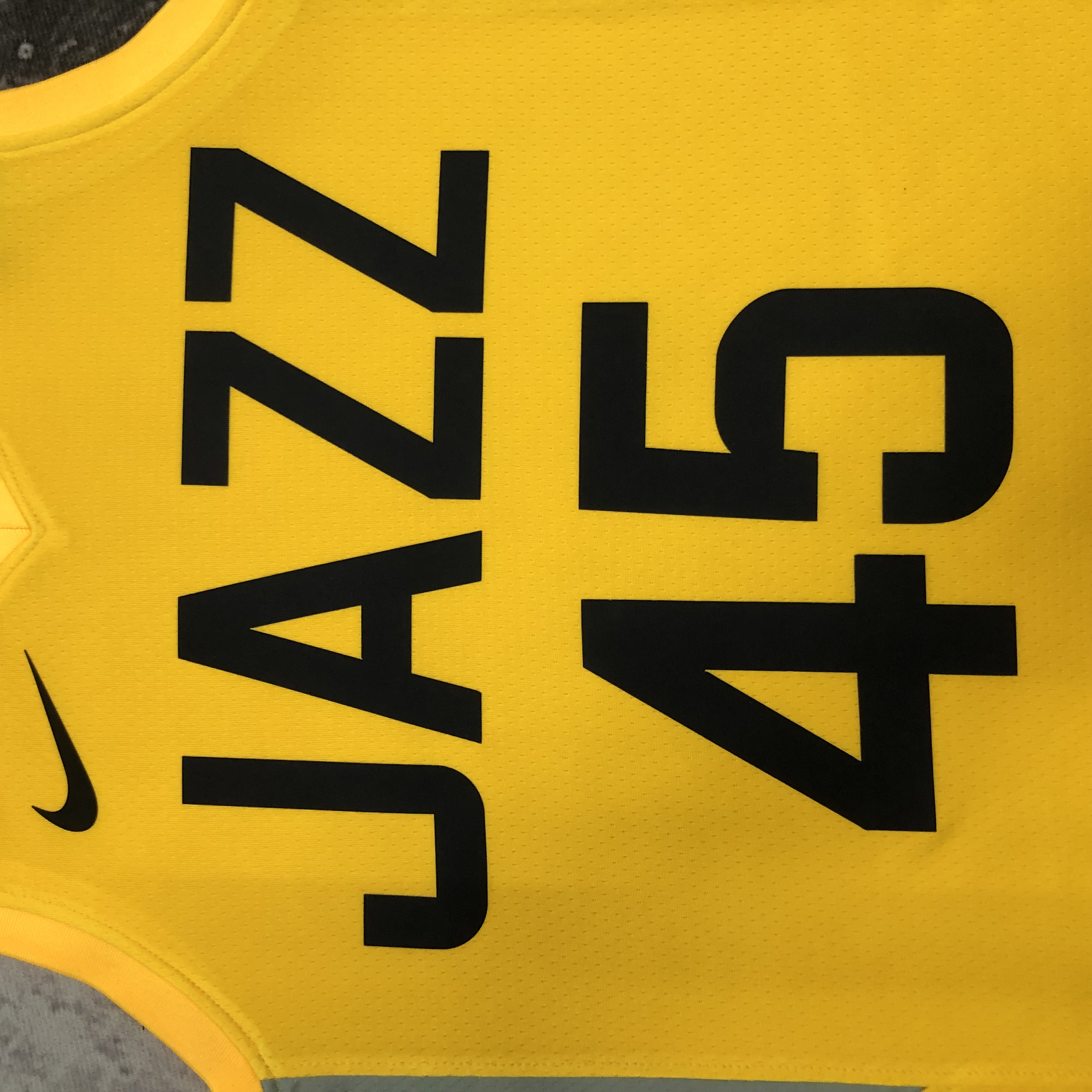 23 Season UTAH JAZZ Away Yellow  No.45 Mitchell