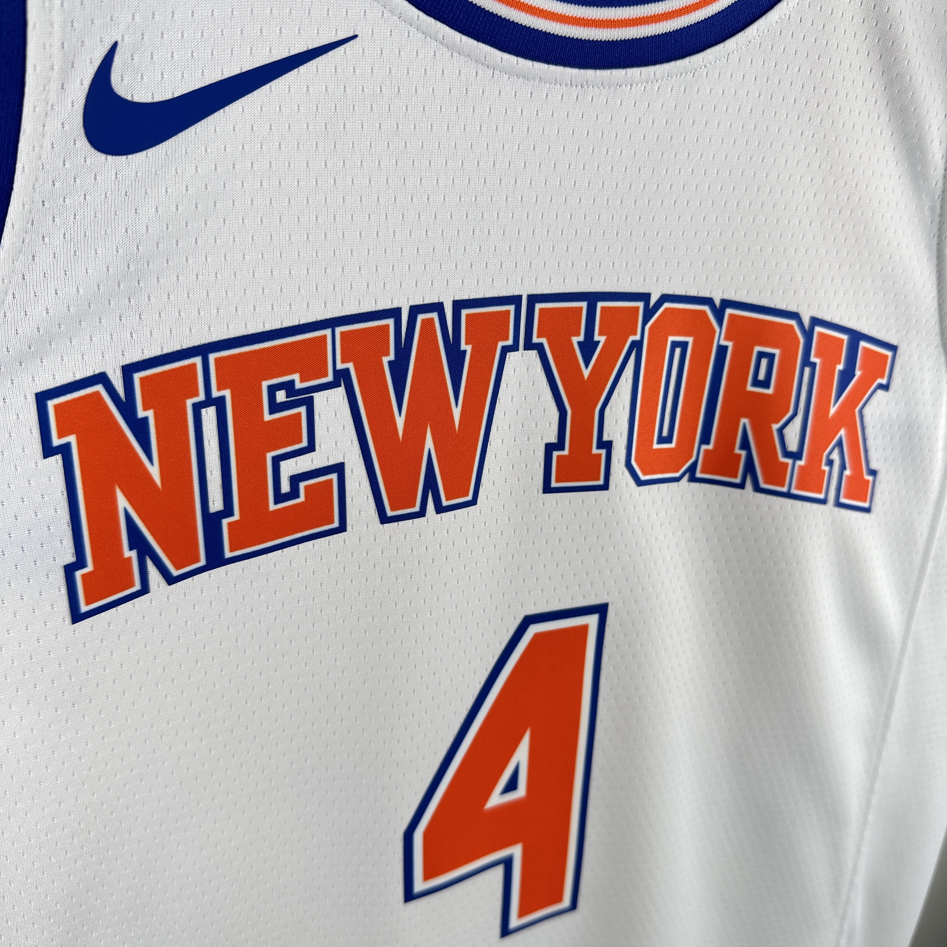 19 season New York Knicks White   No.4