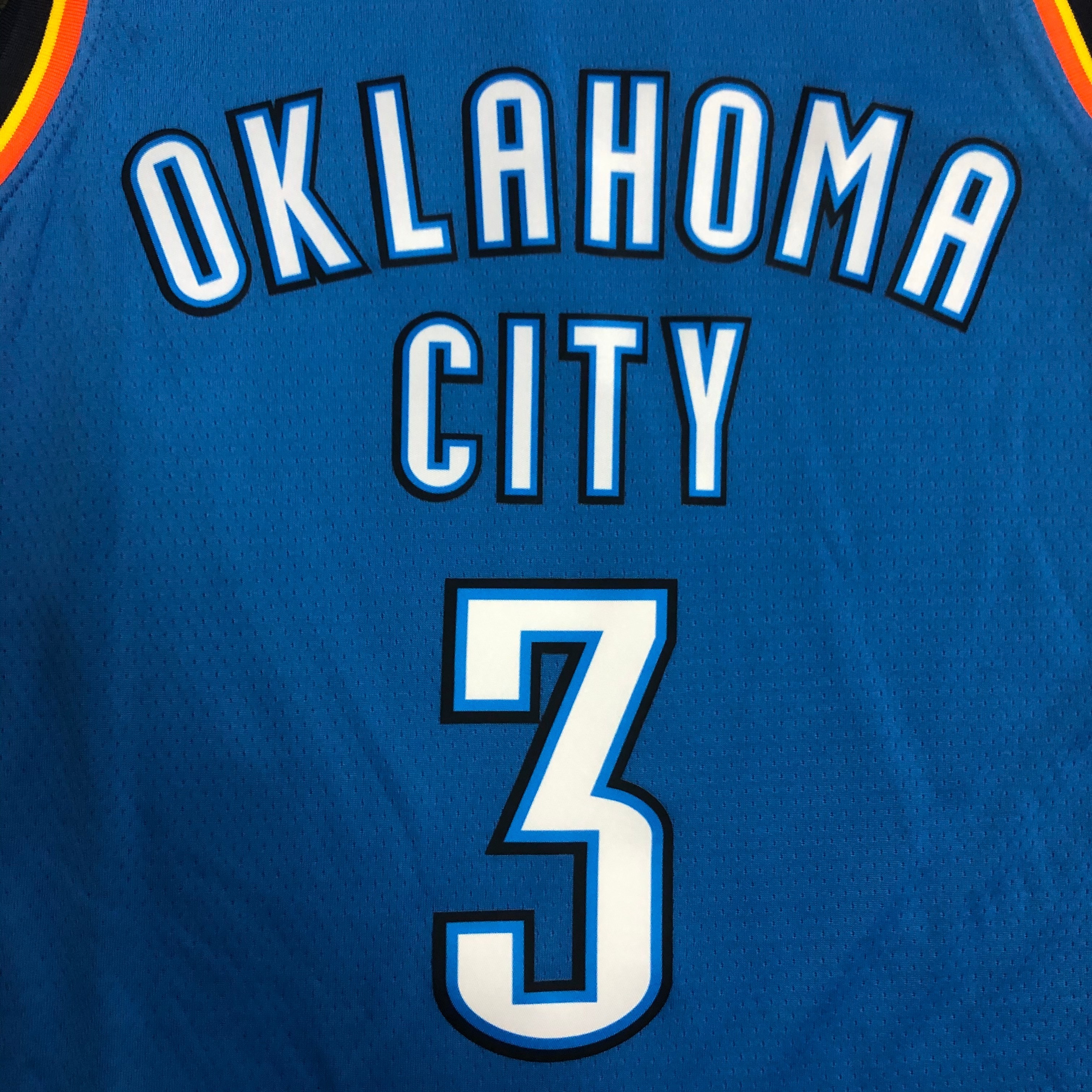 Oklahoma City Thunder Blue  No.3 Paul