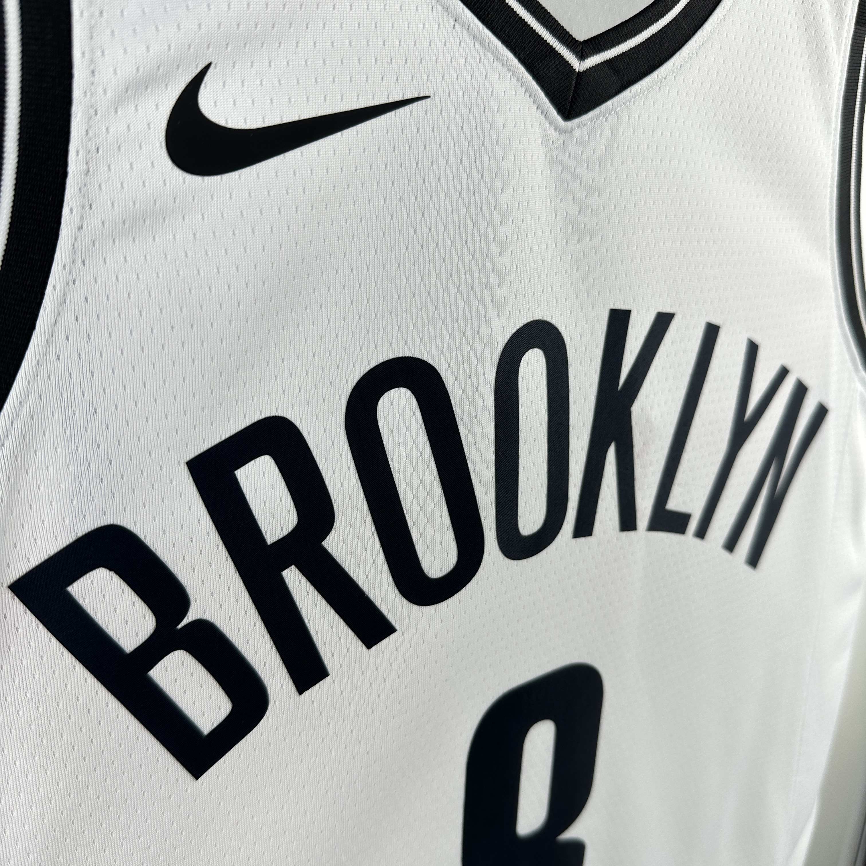23 Season Brooklyn Nets White  No. 8 CUI