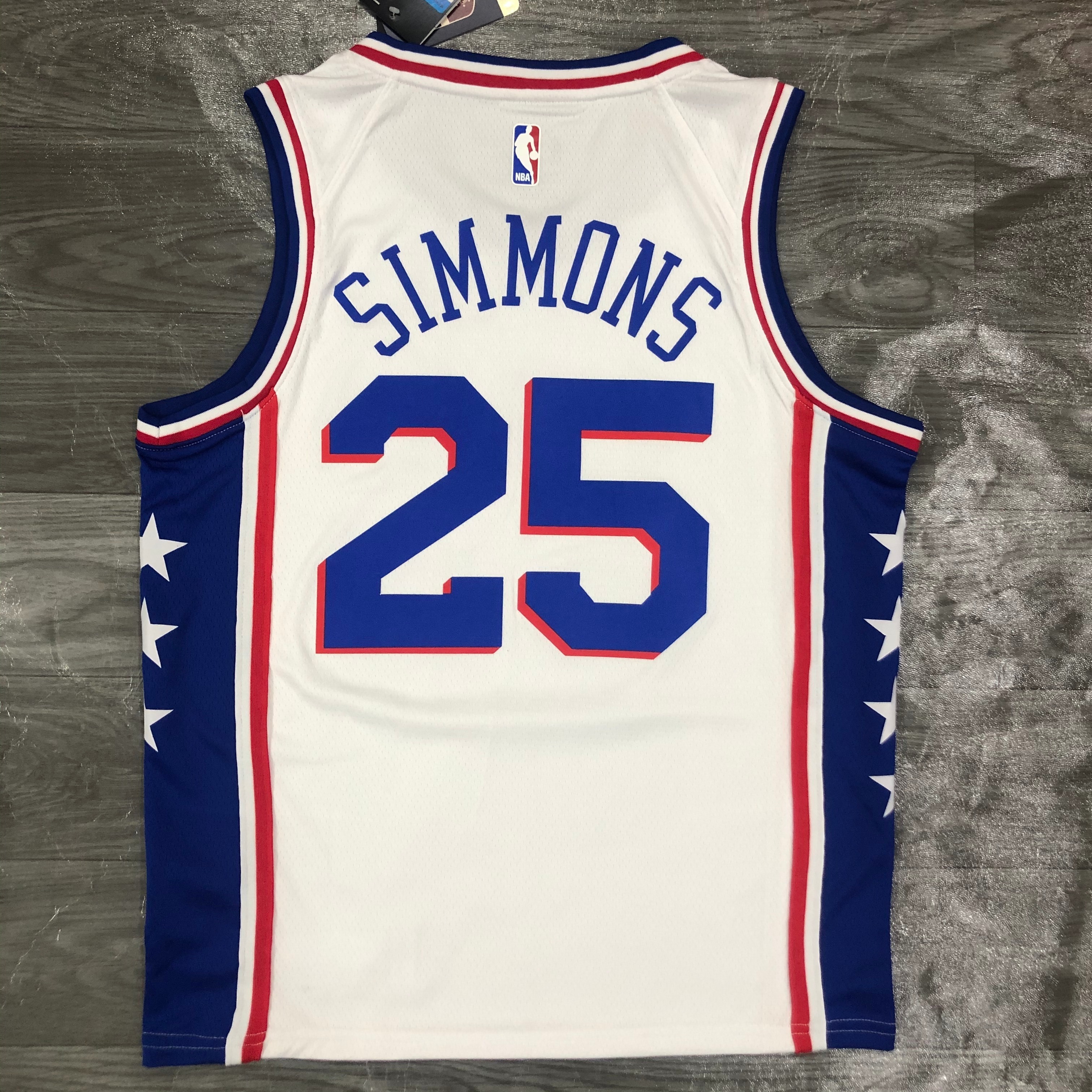 Philadelphia 76ers White V  #25