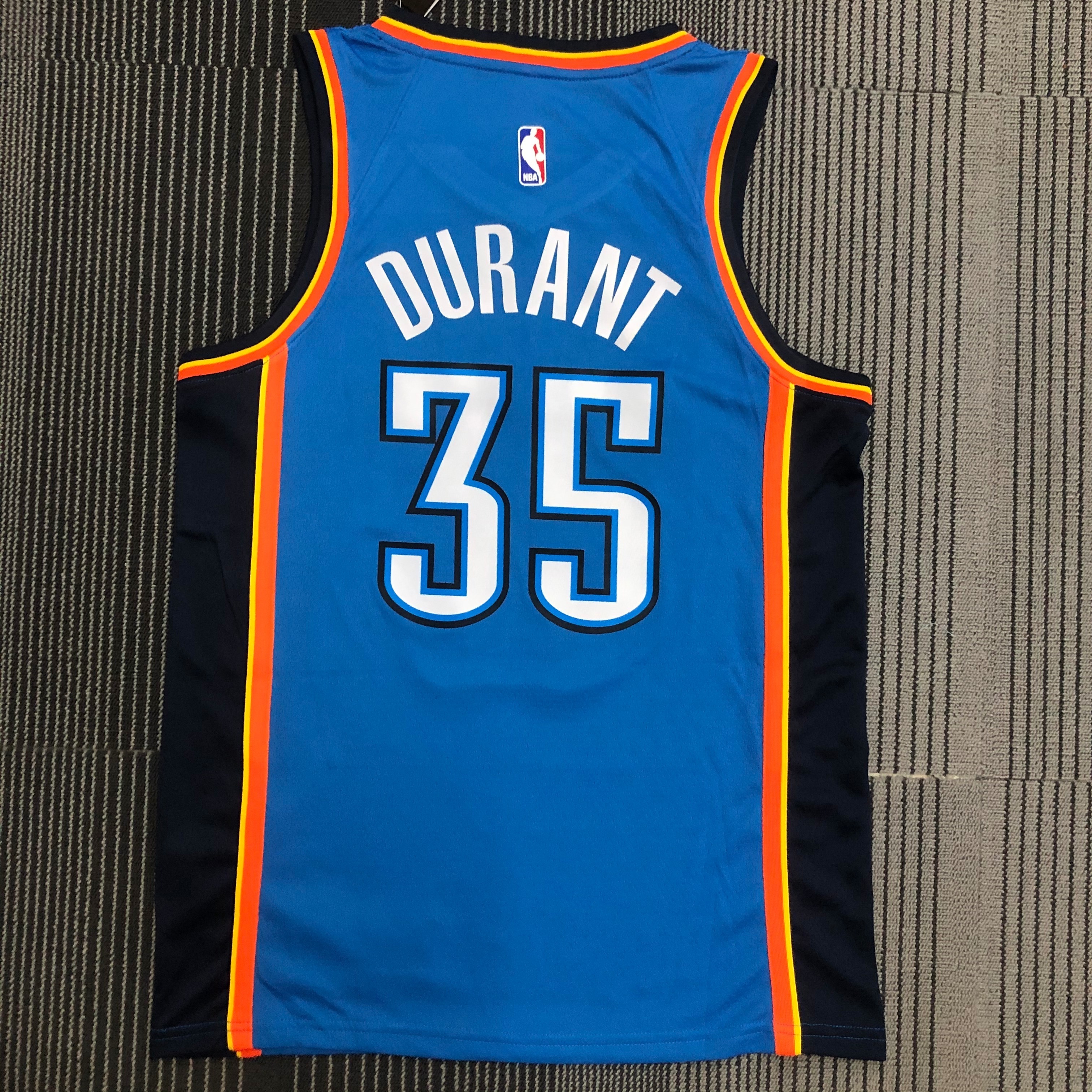 Oklahoma City Thunder Blue  No.35 Durant