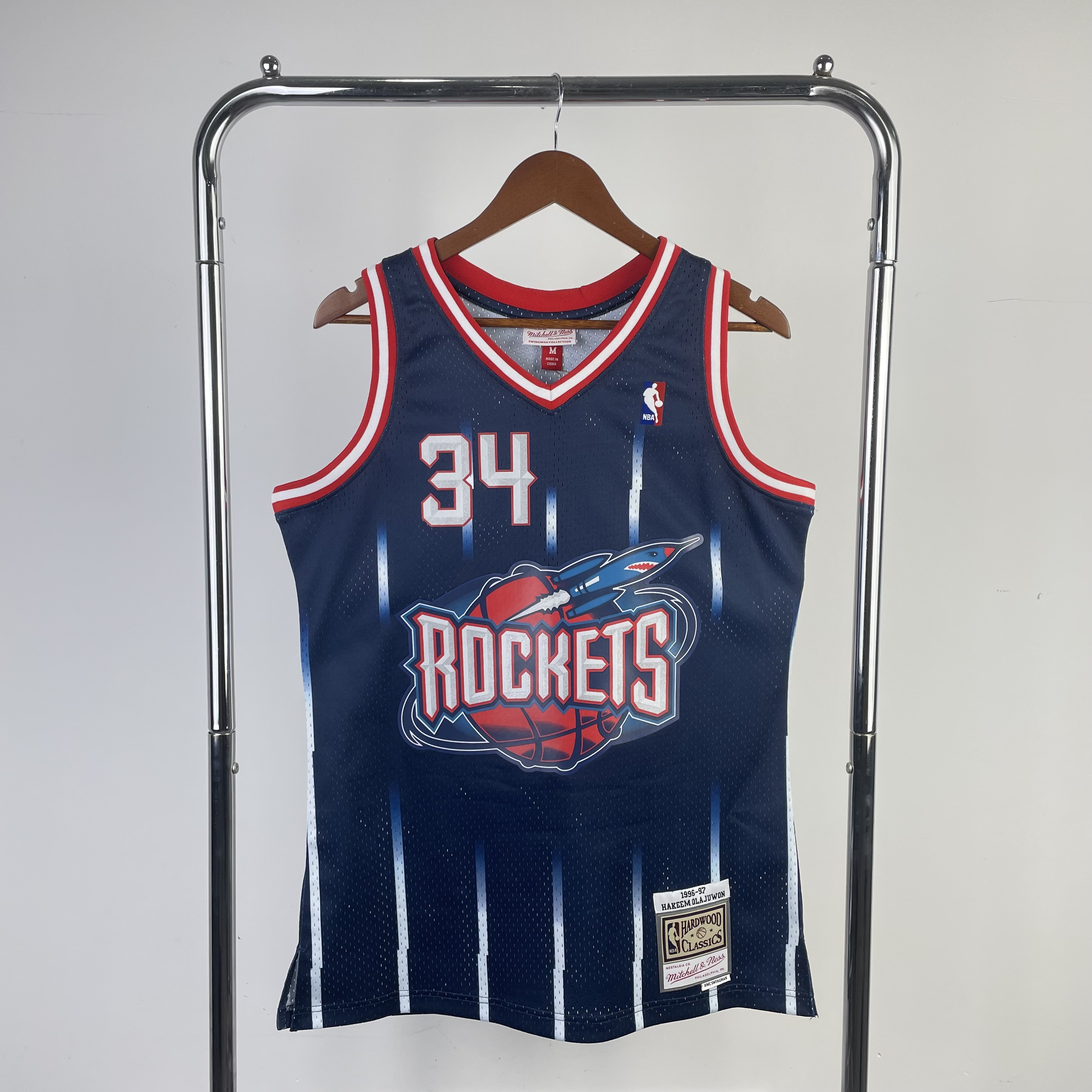 Retro 96/97 Season Rockets #34 OLAJUWON