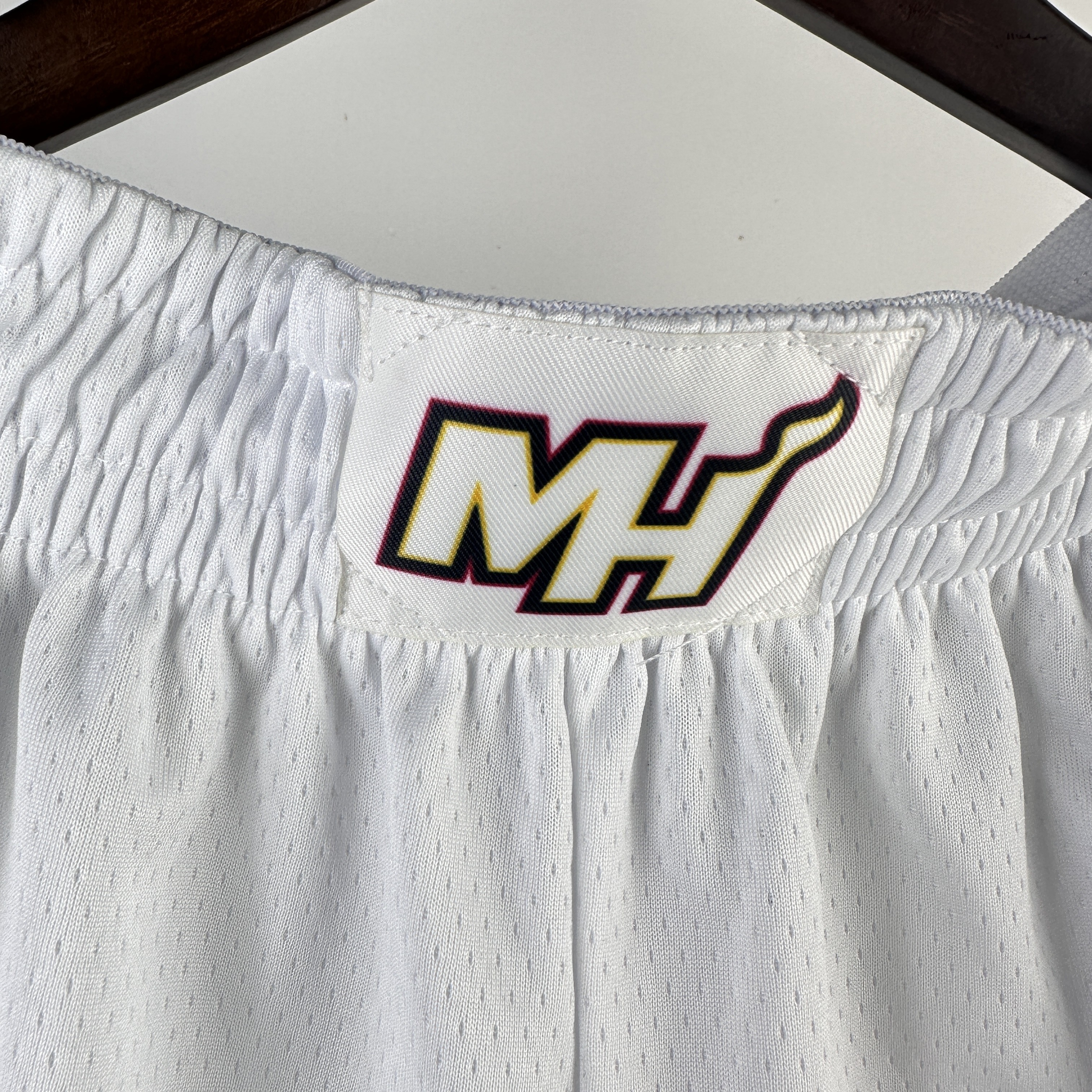 23 Season Miami Heat White Shorts
