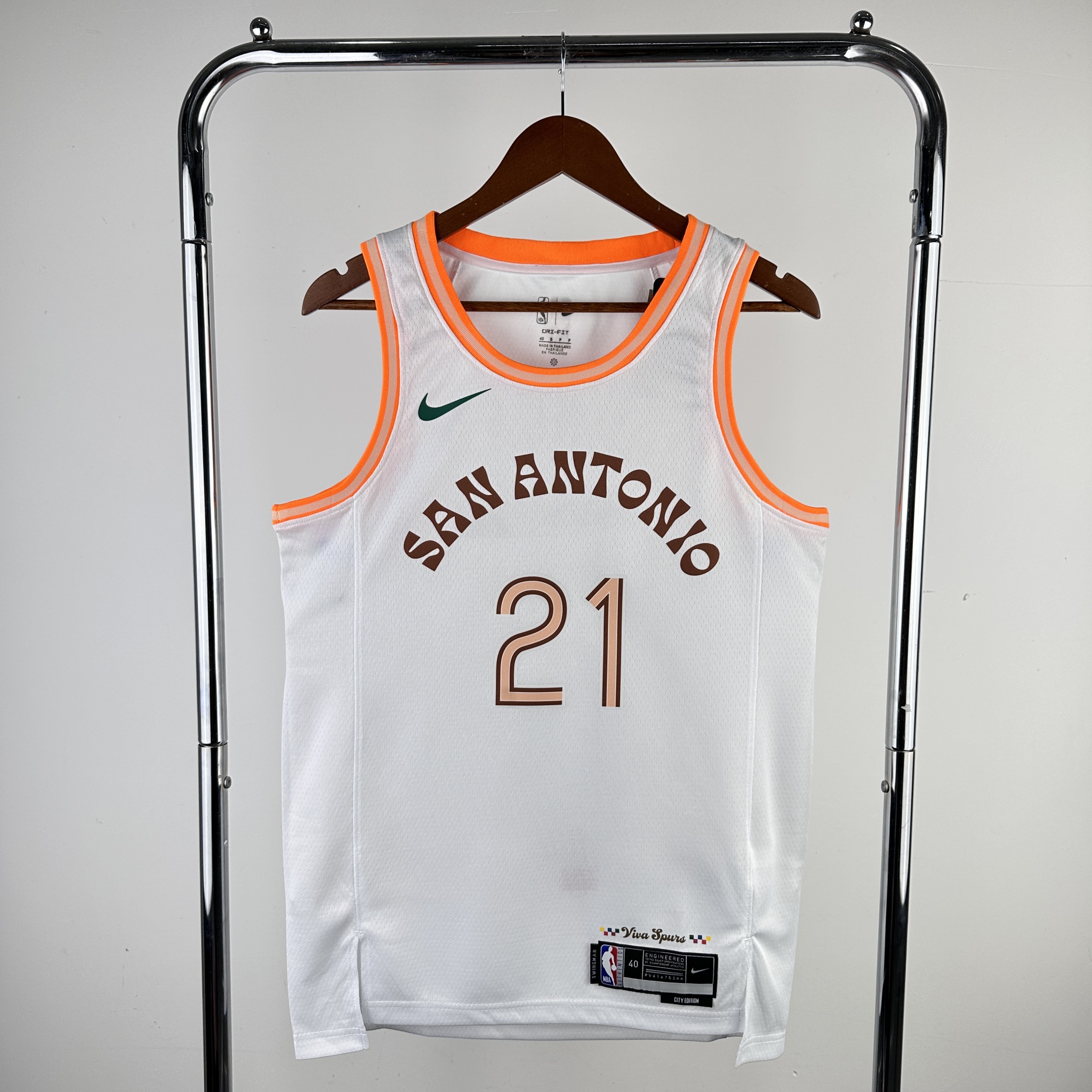 24 SEASON SAN ANTONIO SPURS CITY EDITION  #21 DUNCAN