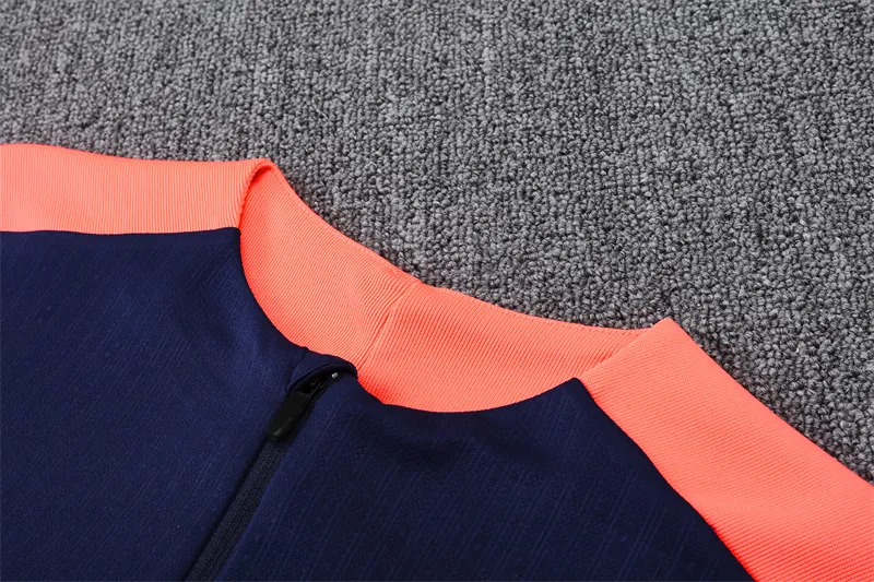 Adult/ Kids 2425 Barcelona half zipper Training suit 0C2A1222