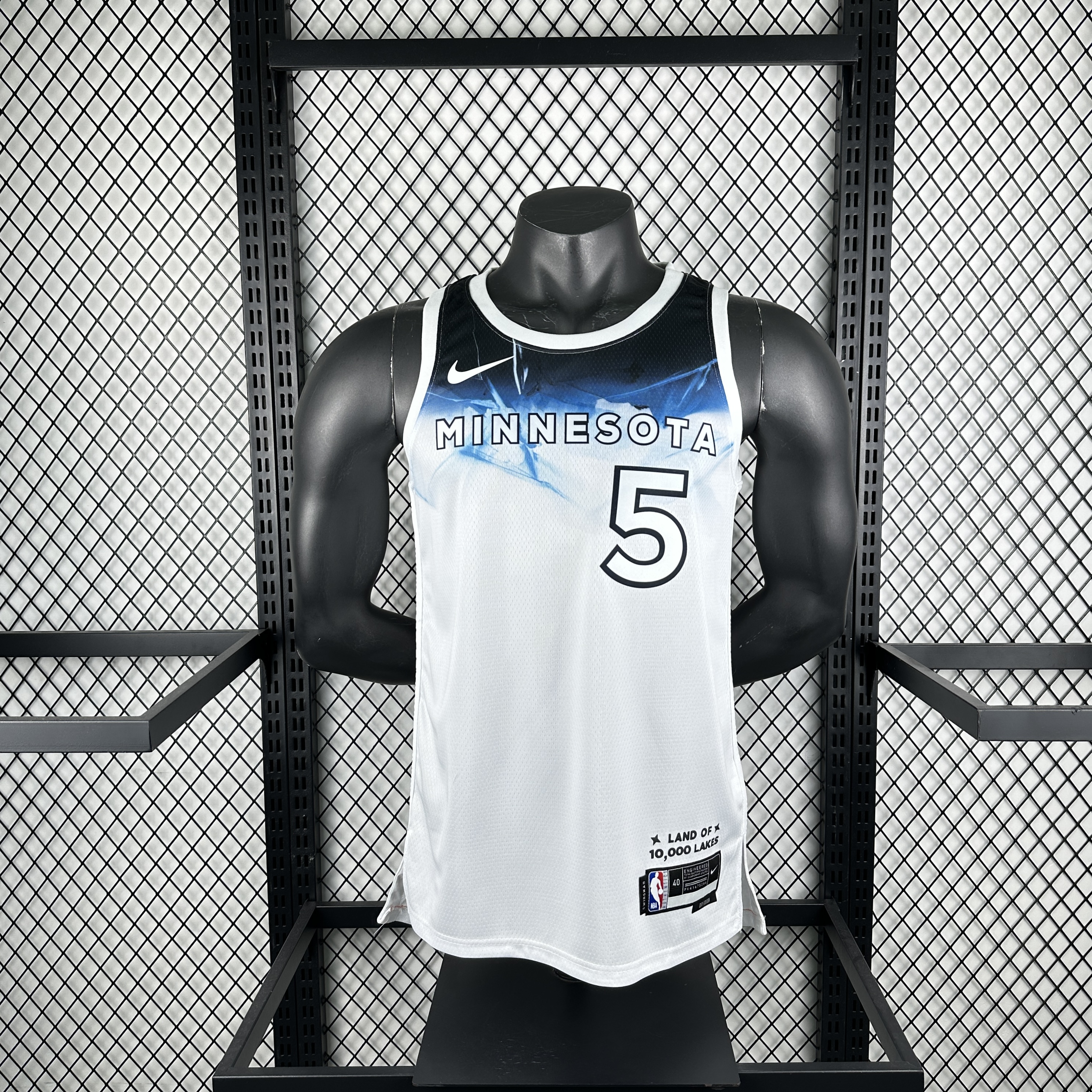 25 SEASON MINNESOTA TIMBERWOLVES CITY VERSION  NO.5