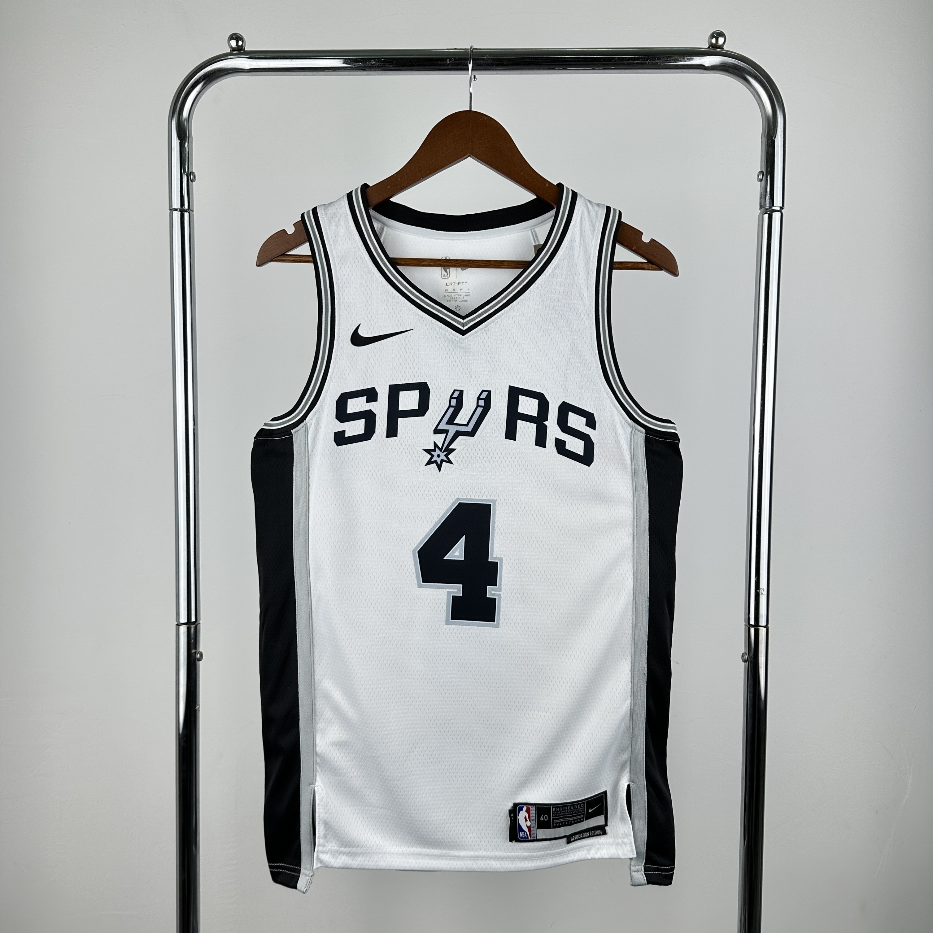 SAN ANTONIO SPURS WHITE  #4