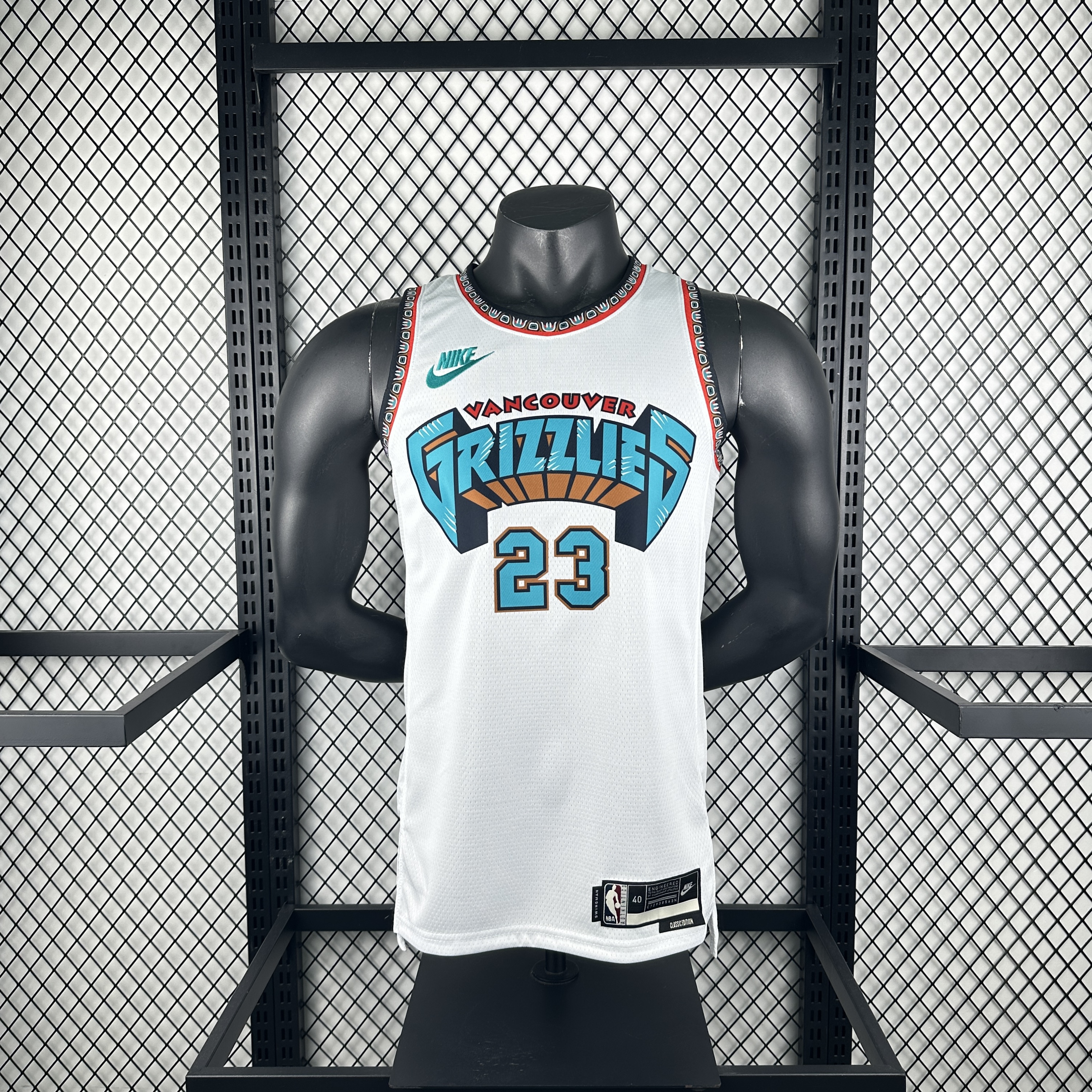 25 Season Grizzlies White  #23