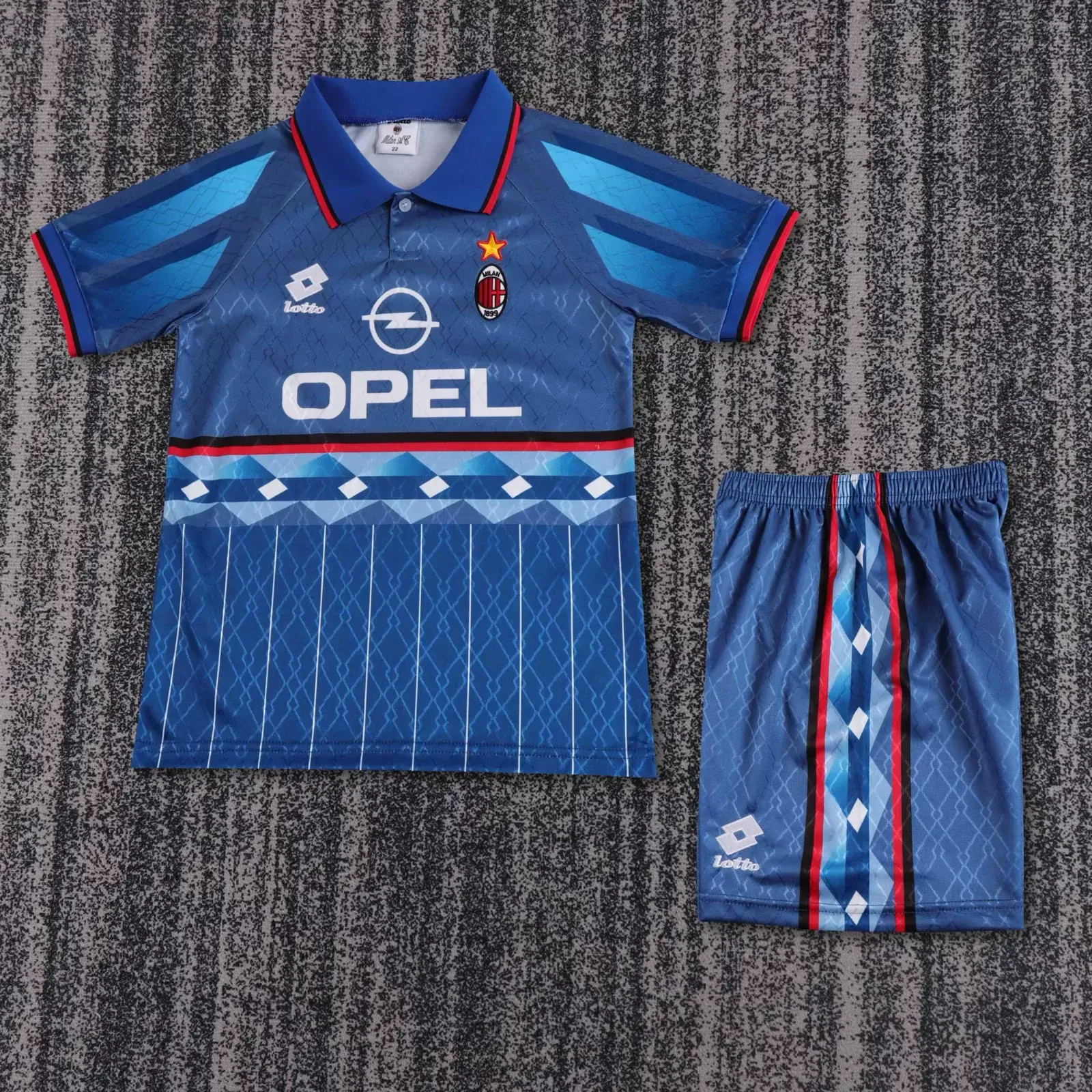 Kids Retro Kit AC Milan 95/96 Away