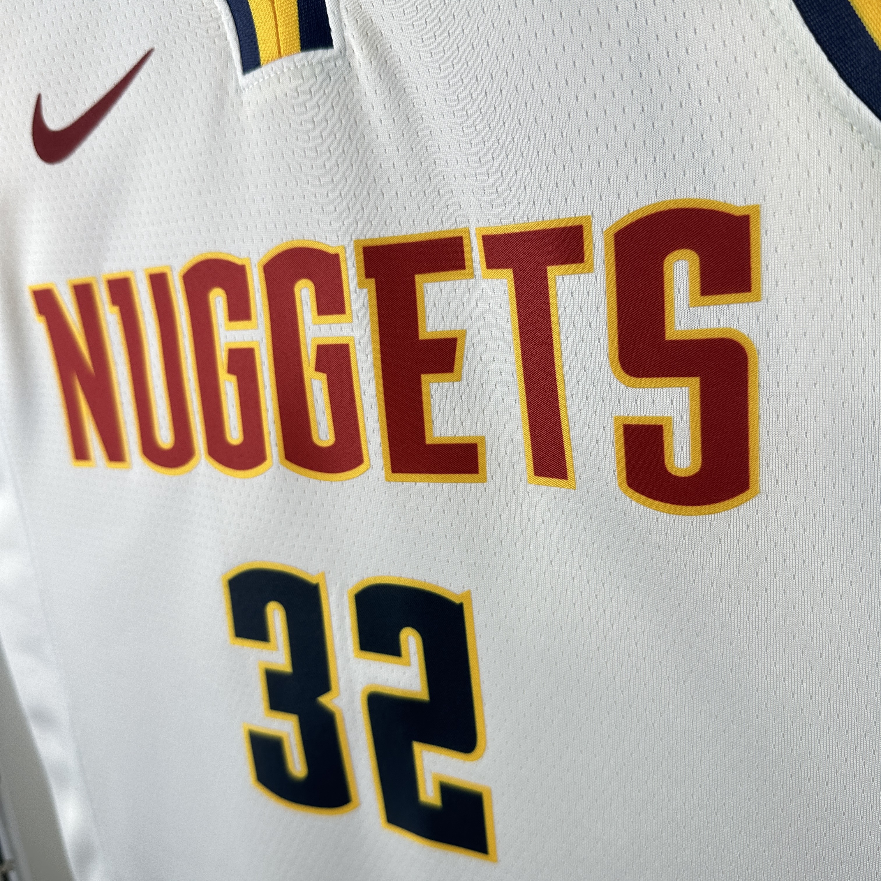 23 Season Denver Nuggets White  No.32