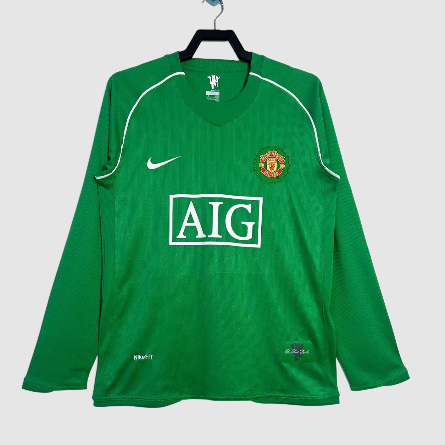 Retro Man United 07/08 Goalkeeper Green Long Sleeves