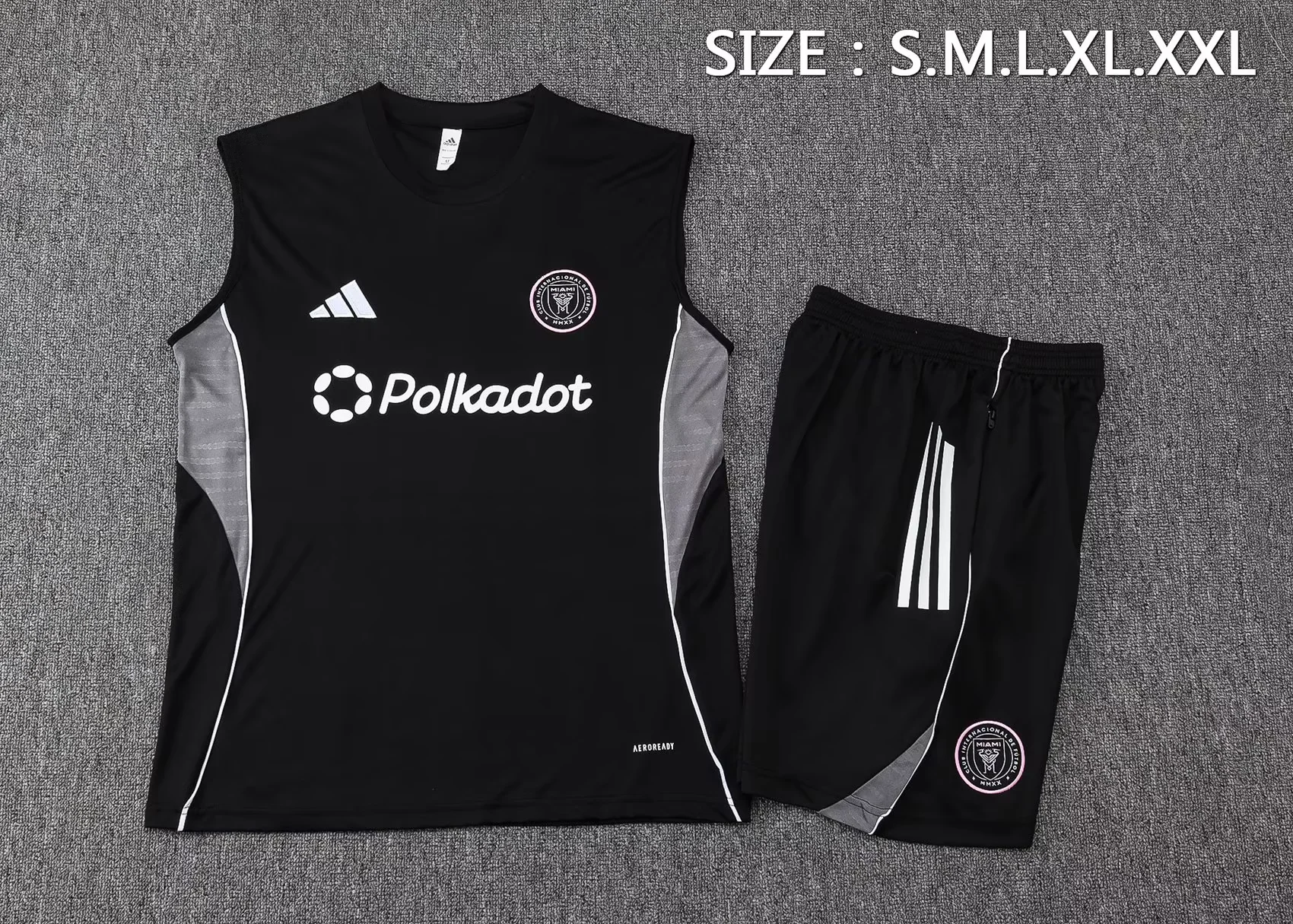 2526 Inter Miami Sleevesless Training Suit D2555