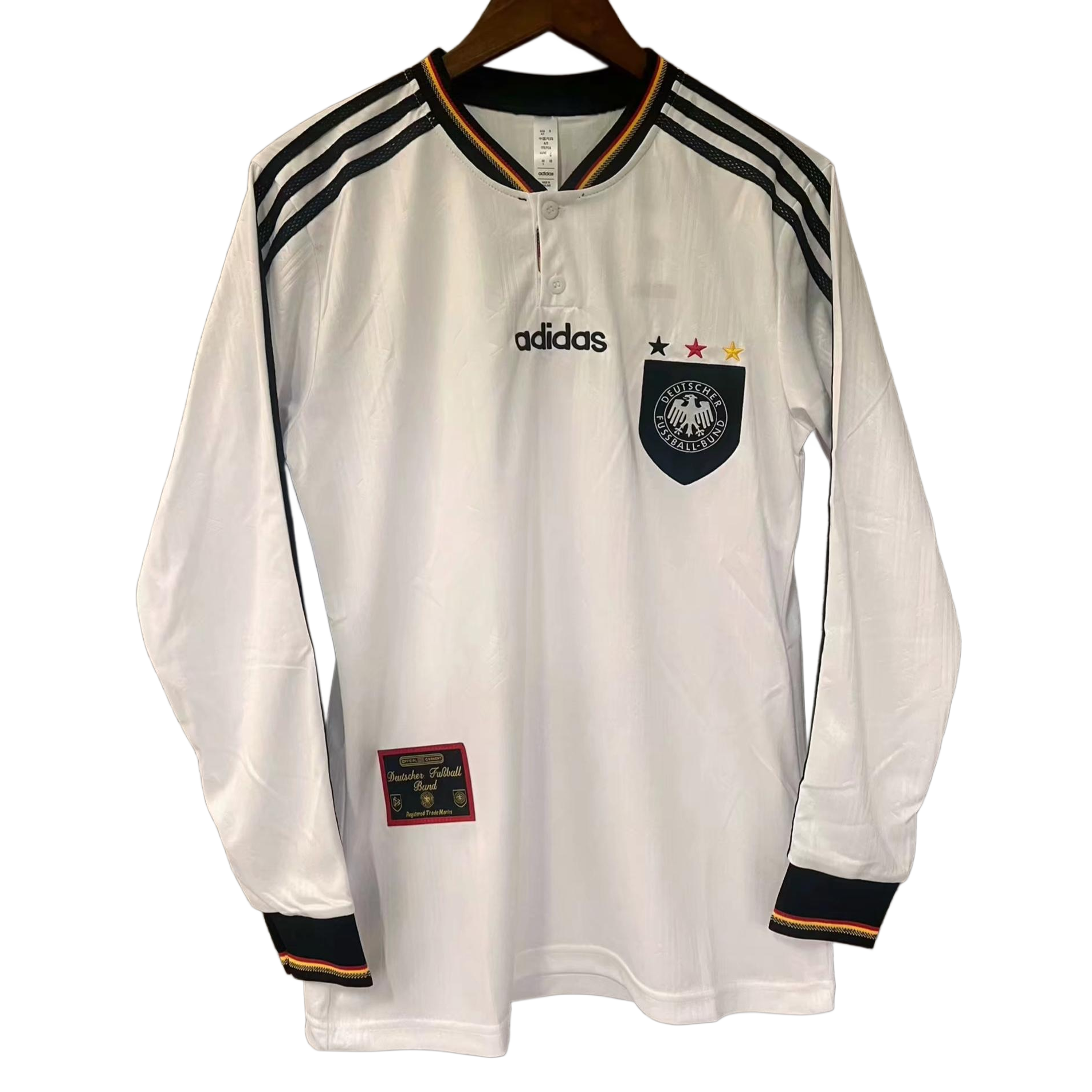 Retro 1996 Germany Home Long Sleeves S-XXL