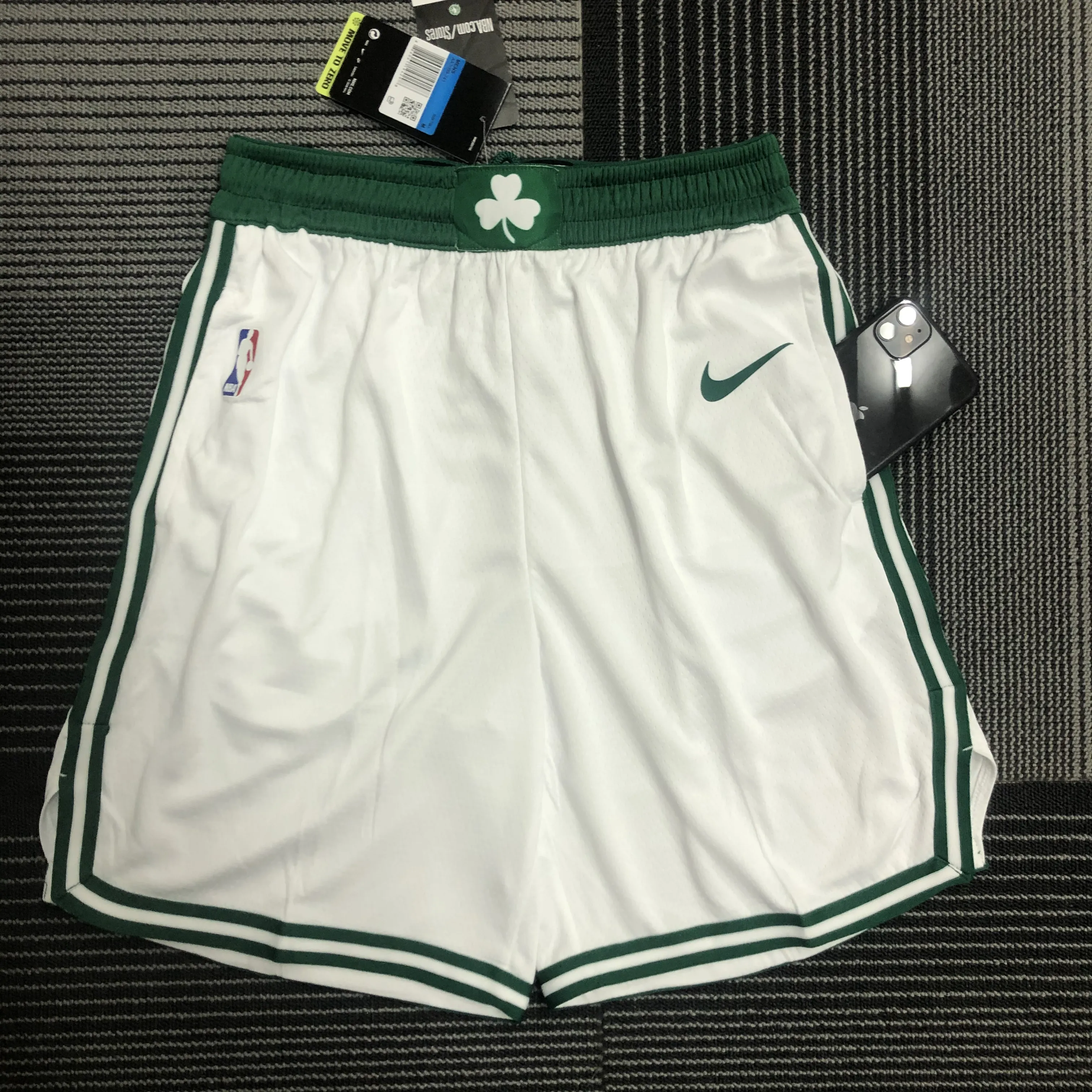 Boston Celtic White Shorts