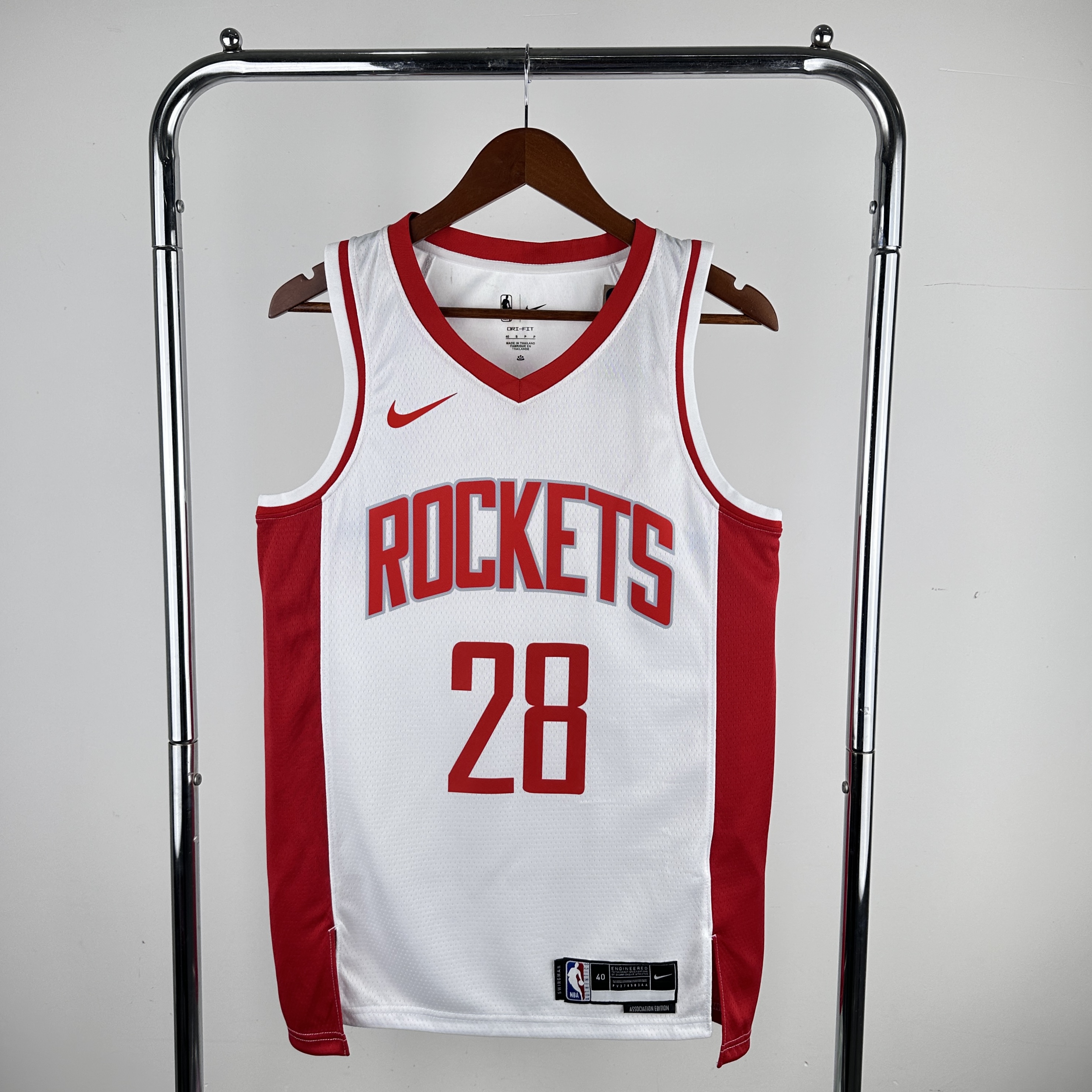 23 Season Rockets Home White #28 SENGUN