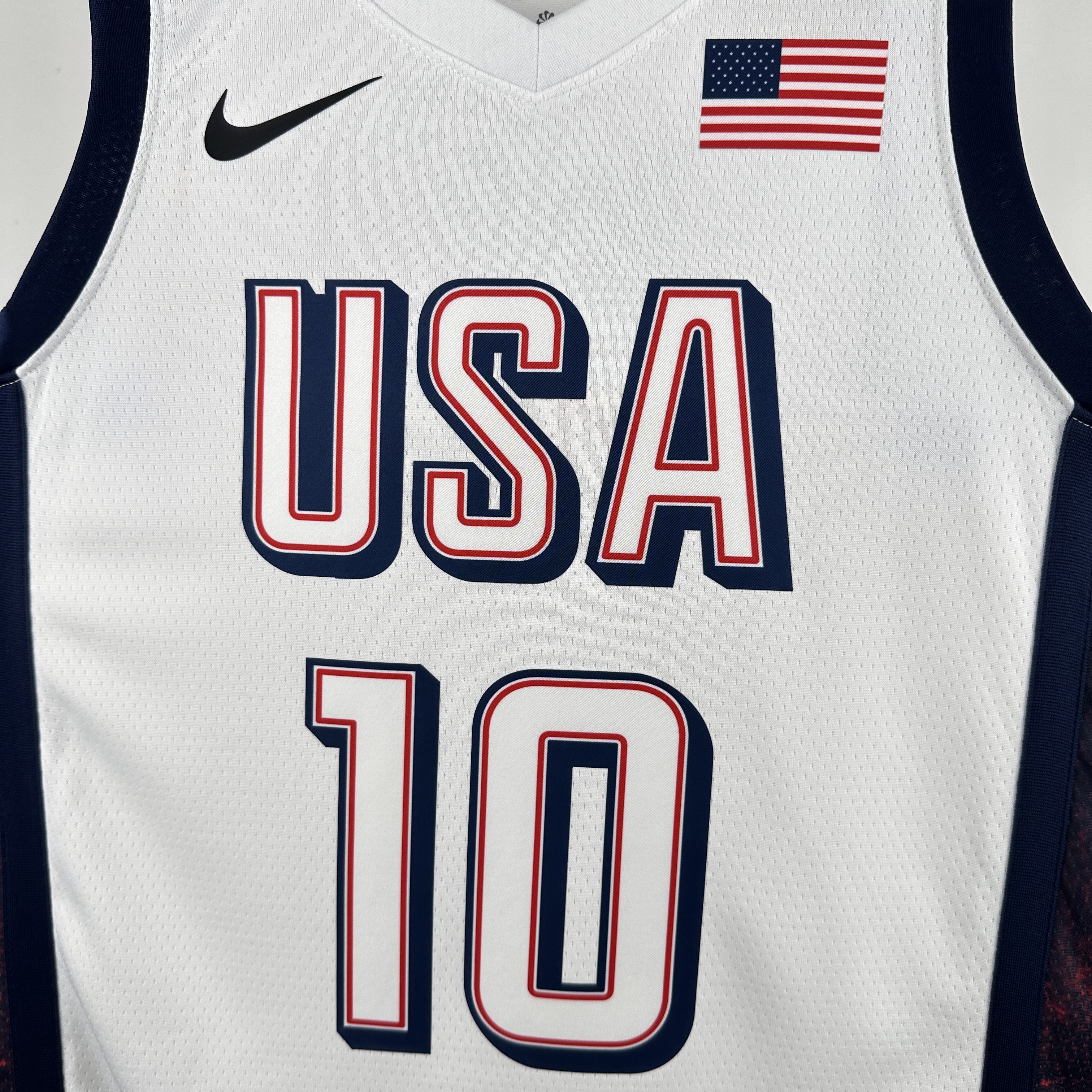 2024 Olympic Basketball USA White No.10 Tatum