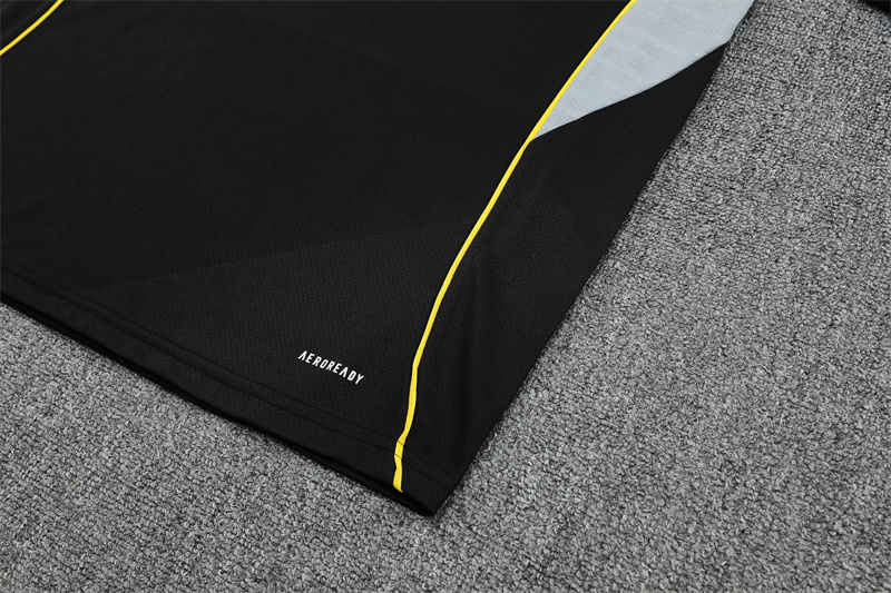 Adult/ Kids 2526 Short Sleeves Training suit Black