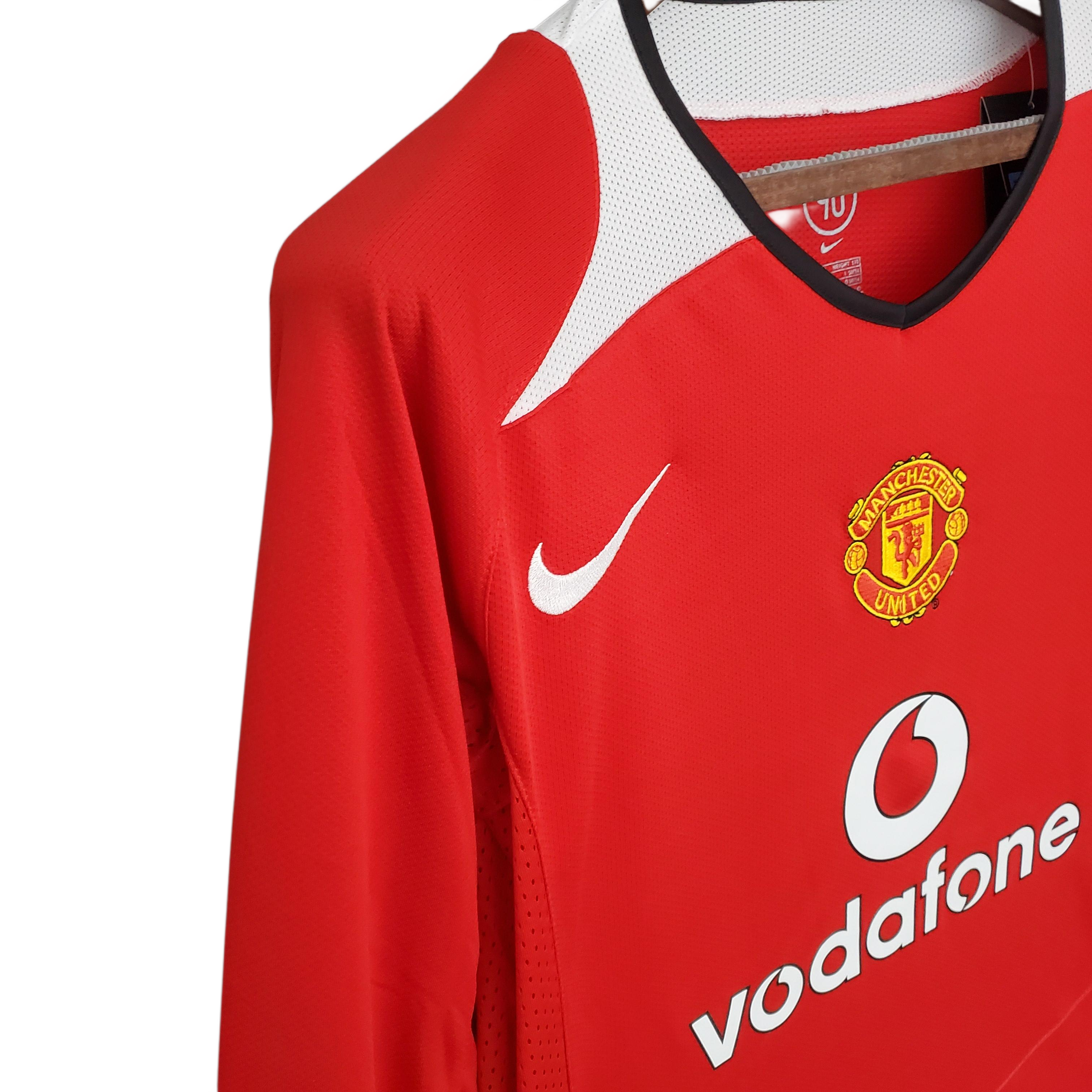 Retro Manchester United 2004/06 Home Red