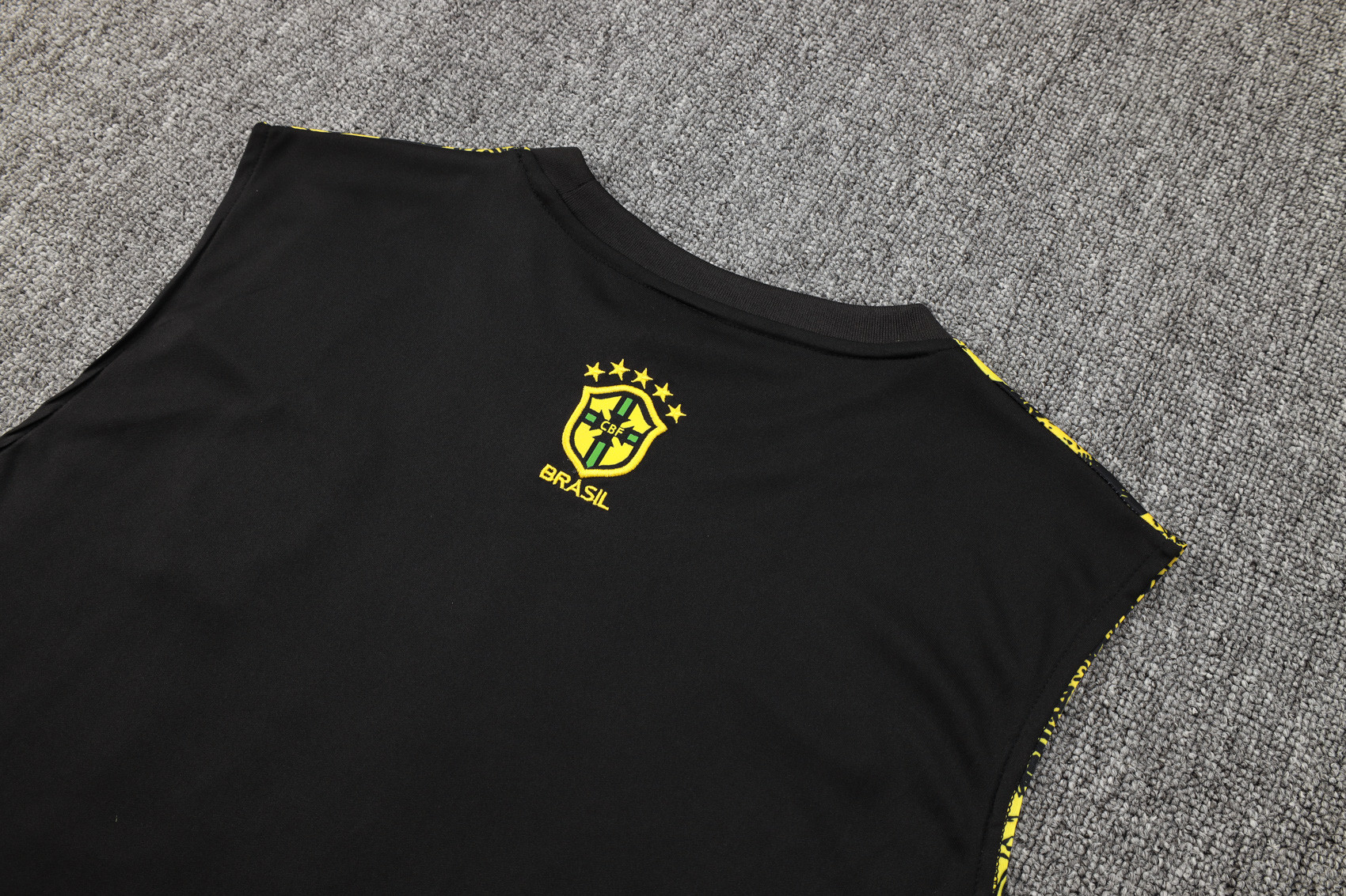 Brasil Sleevesless Training Suit Yellow D1214