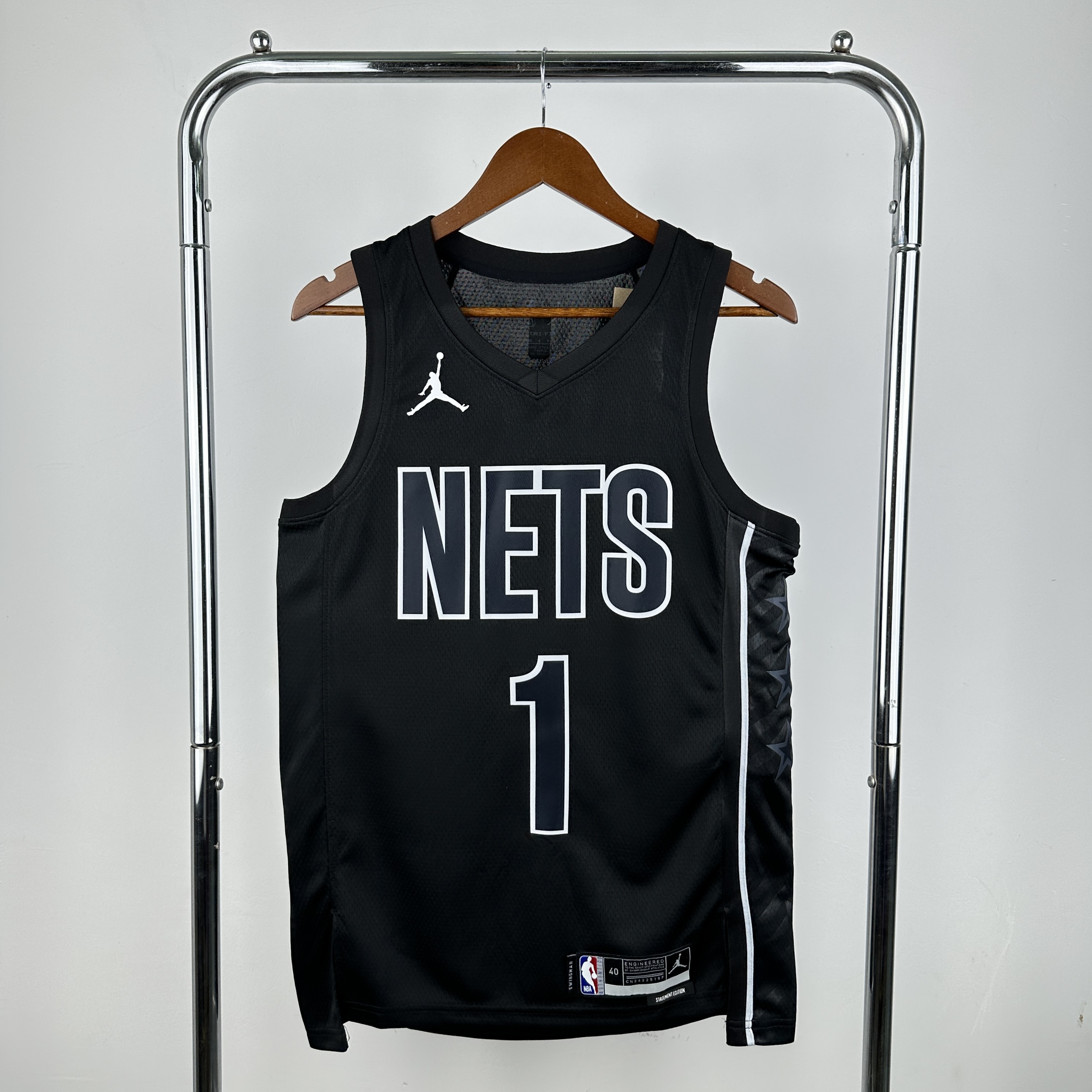 23 Season Brooklyn Nets Black  No.1