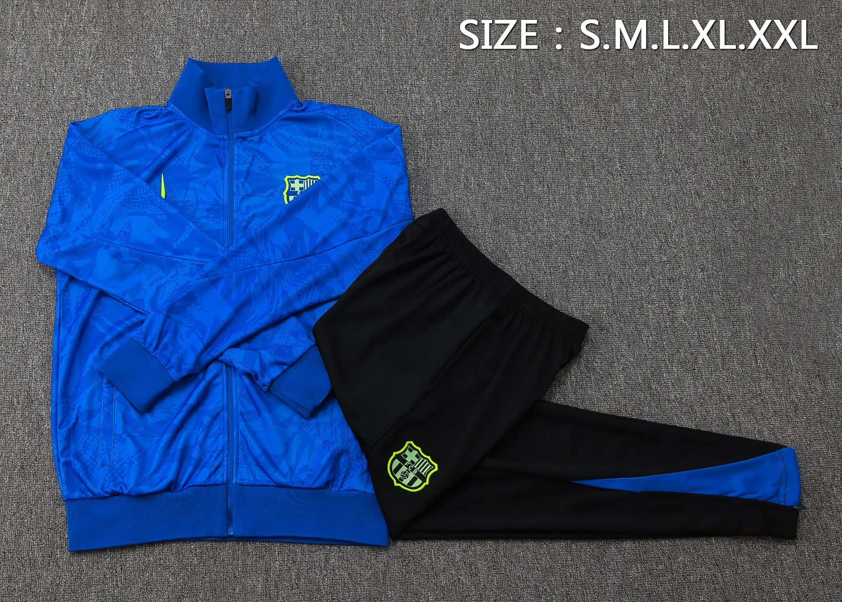 Adult/ Kids Barcelona 2425 full zipper Training Suit A825