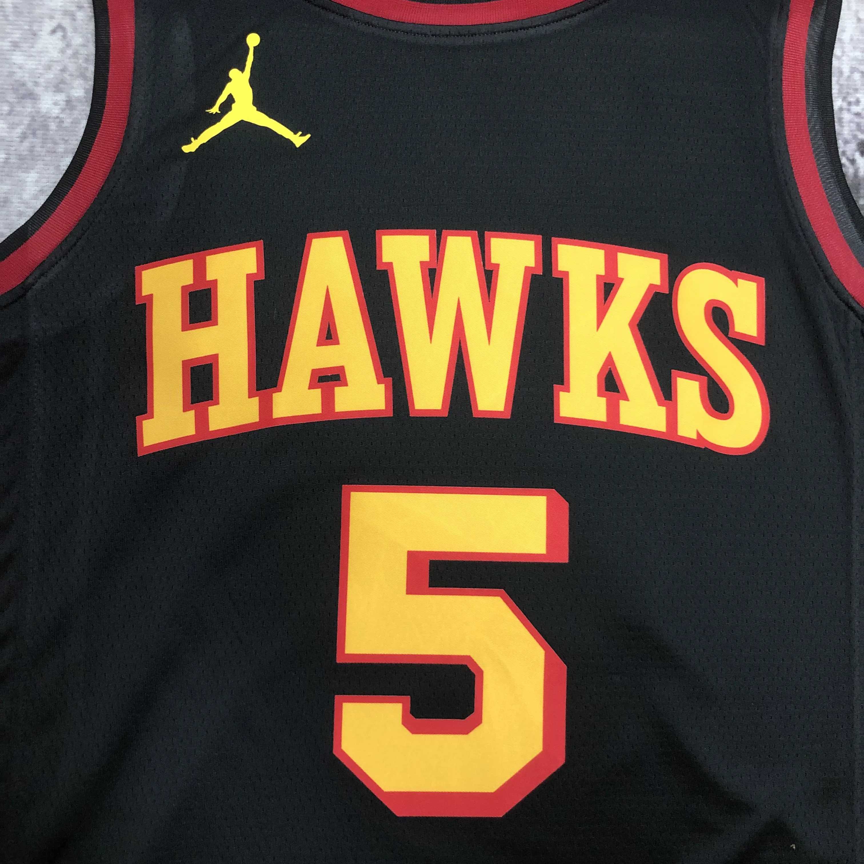 Atlanta Hawks Black  #5 Murray
