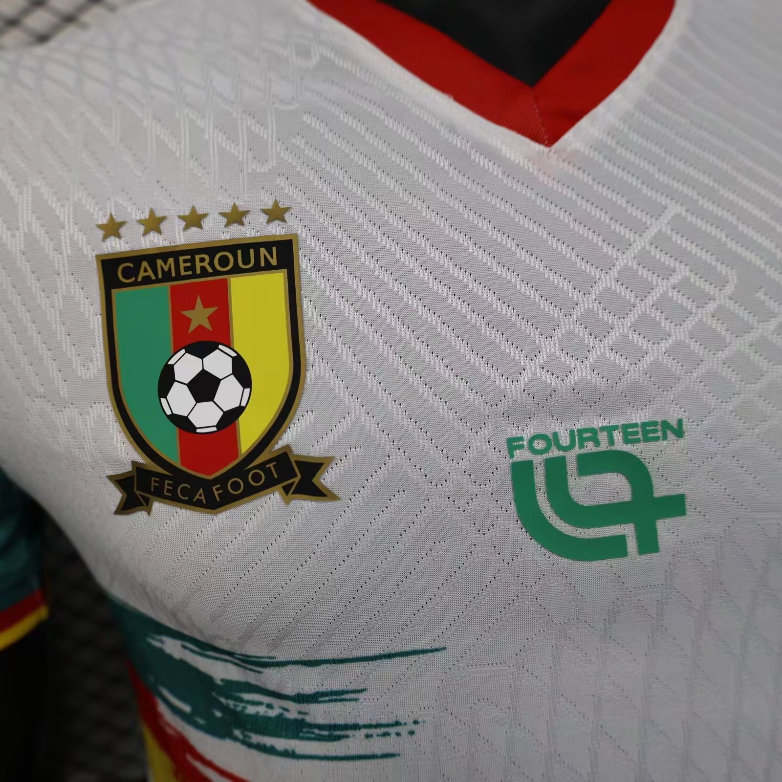 Player Version Cameroon 25/26 White  S-XXL