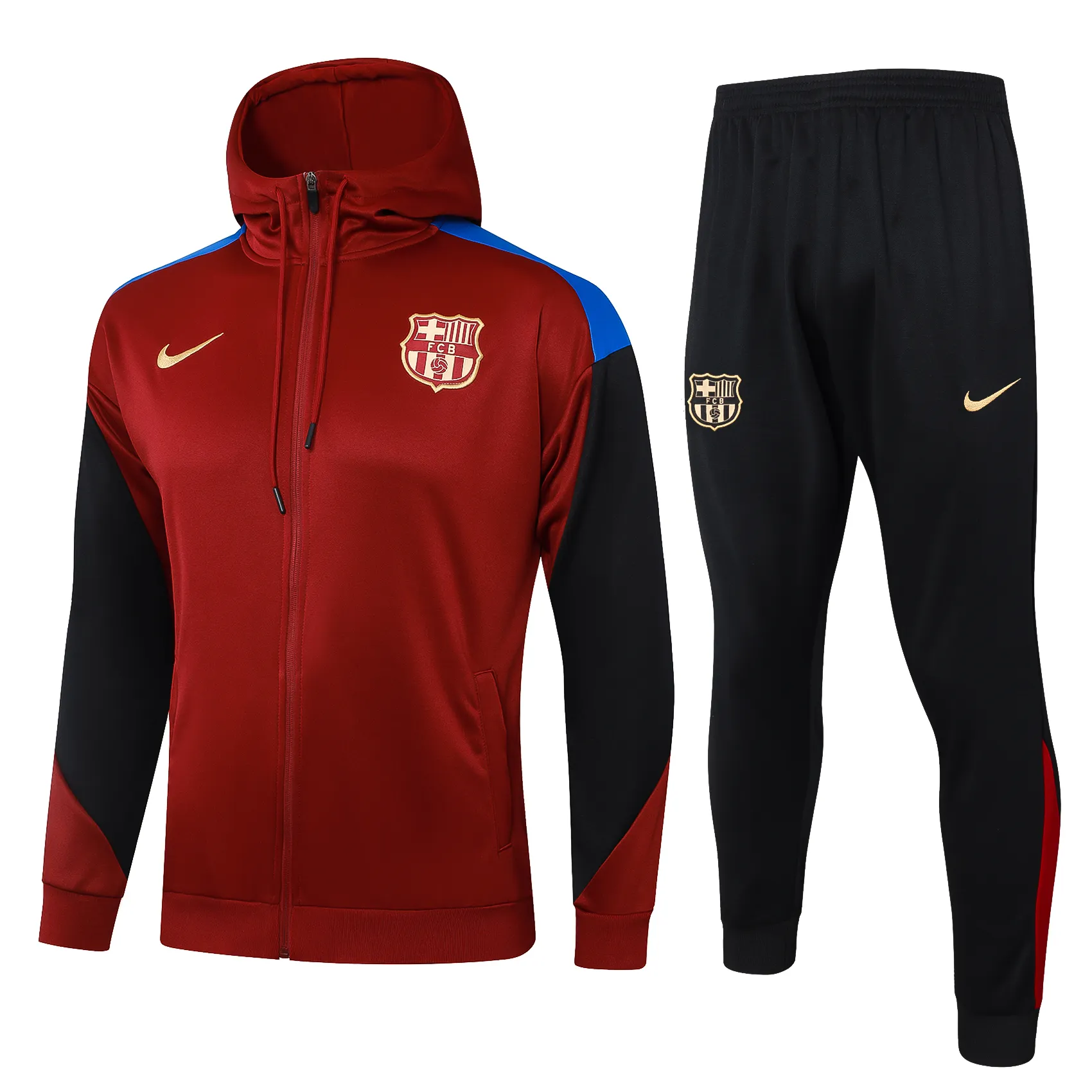 2425 Barcelona full zipper hoodie Training suit F601