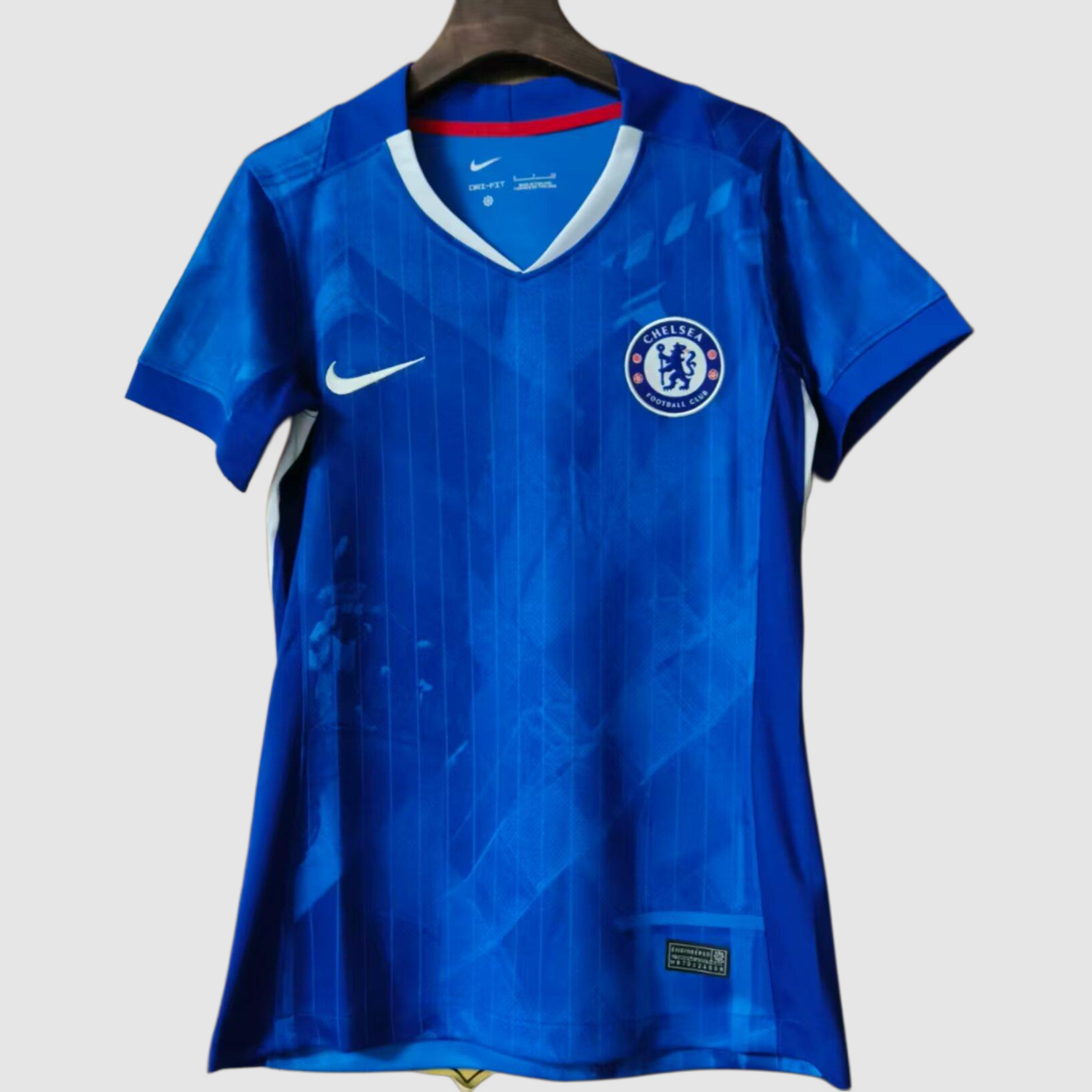 Chelsea Cup Home Match Shirt 2025-26 with World Champions 25 chest badge FEMALE FAN VERSION
