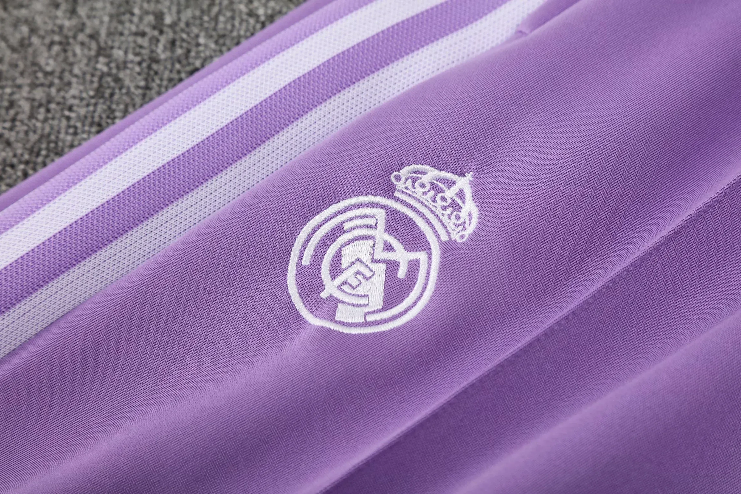 Adult/ Kids Retro real Mαdrid 2425 full zipper training suit