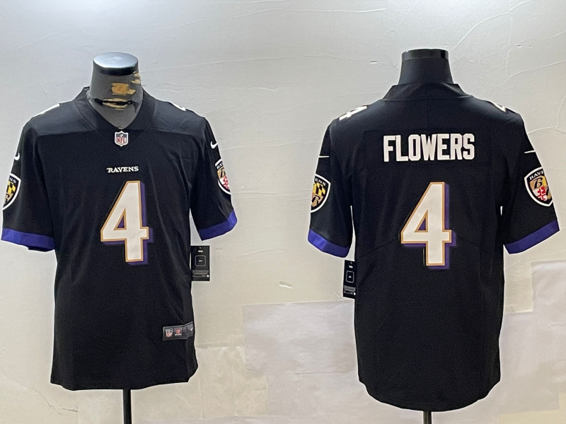 Baltimore Ravens #4 Black
