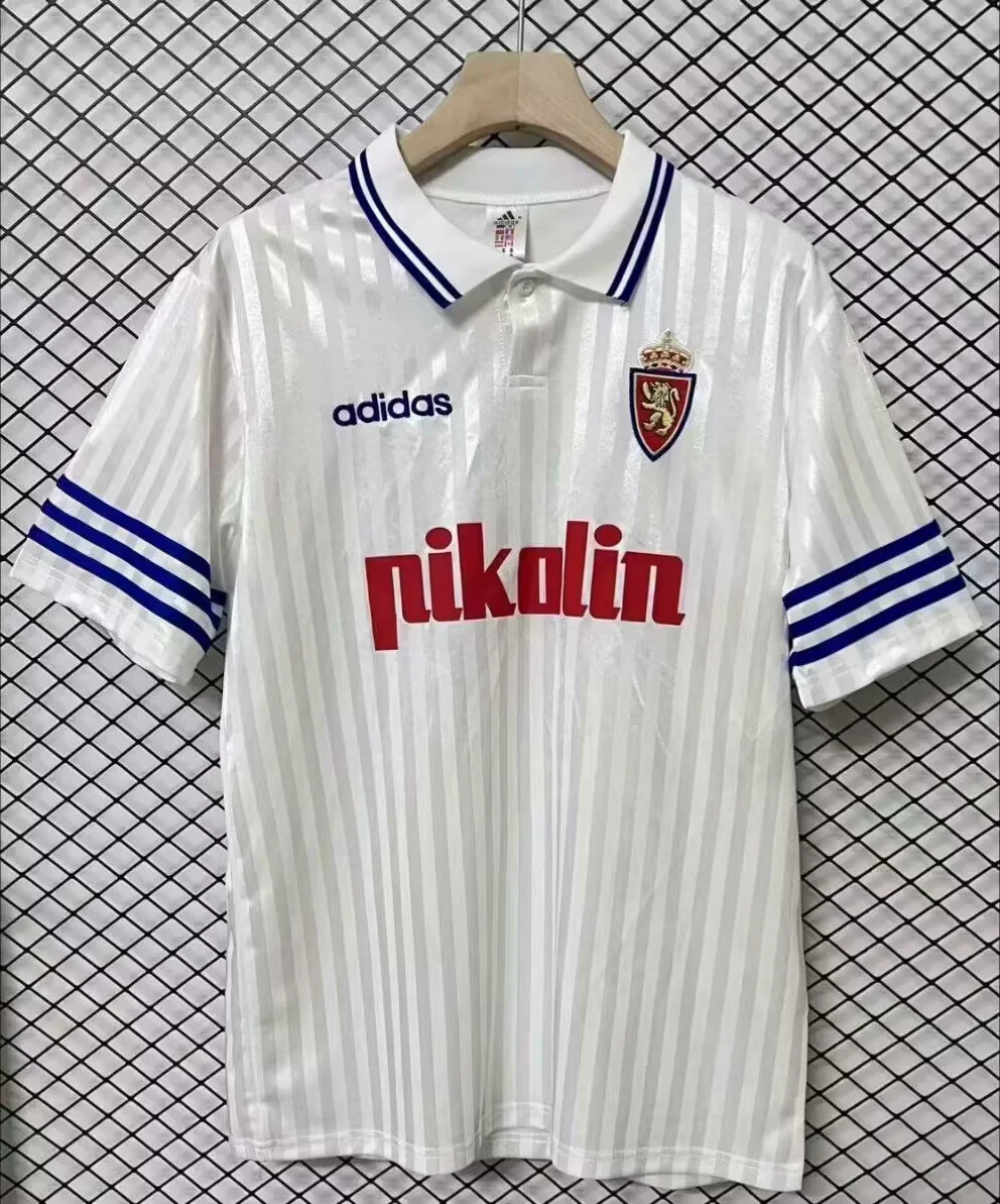 Retro Real Zaragoza 95/96 Home Jersey S-4XL