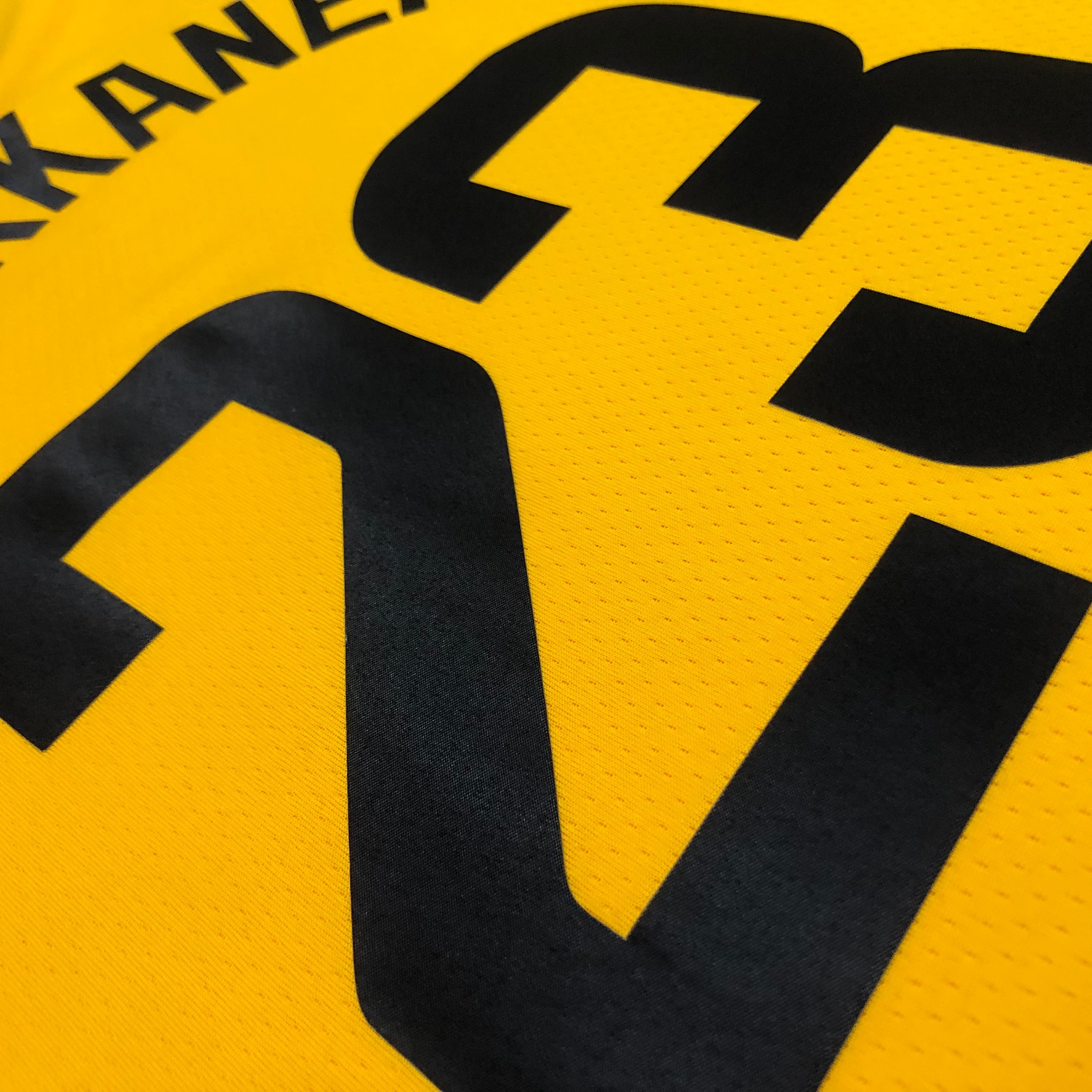 23 Season UTAH JAZZ Away Yellow  No.23 Markkanen
