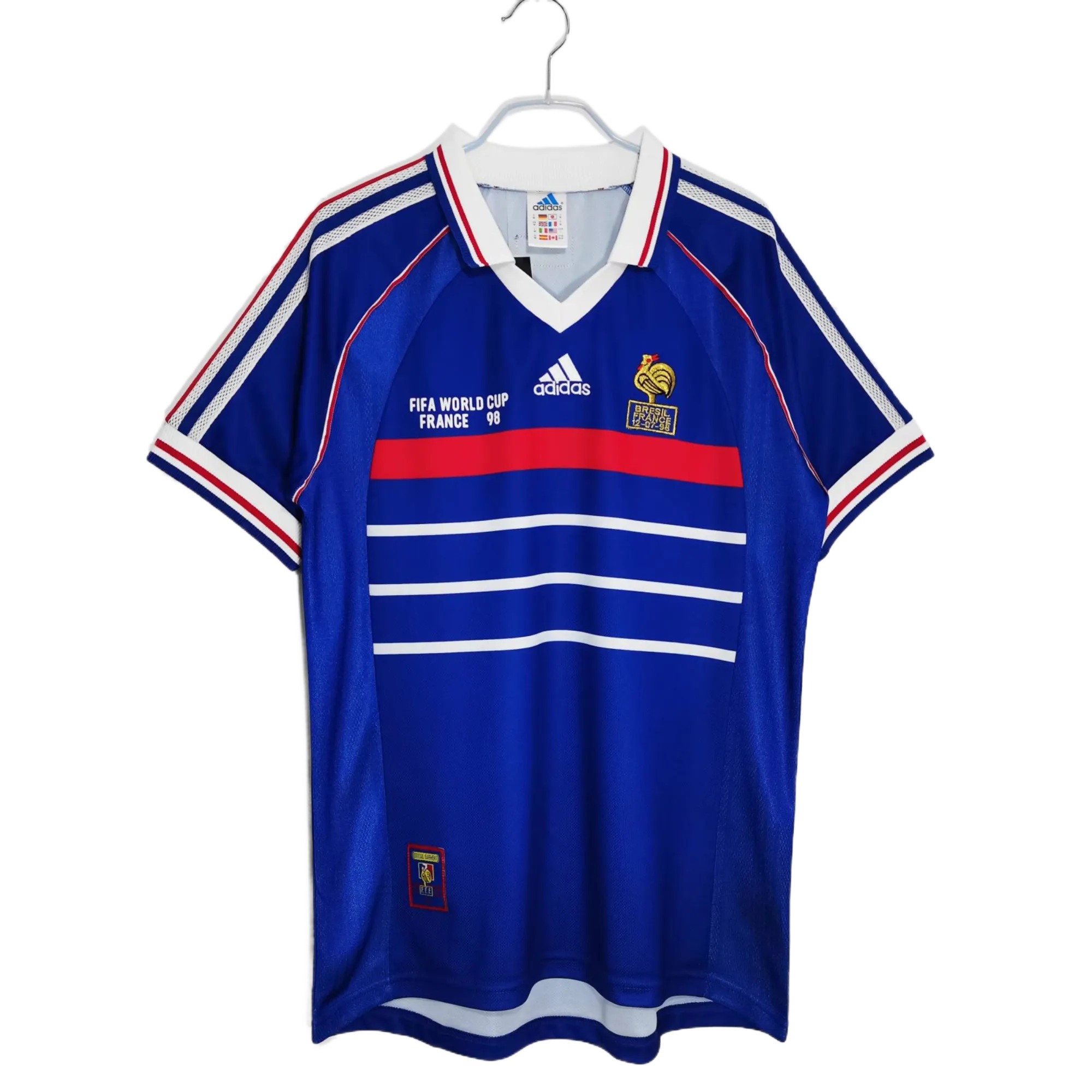 Retro  France 1998 Final Game Home-Masculina