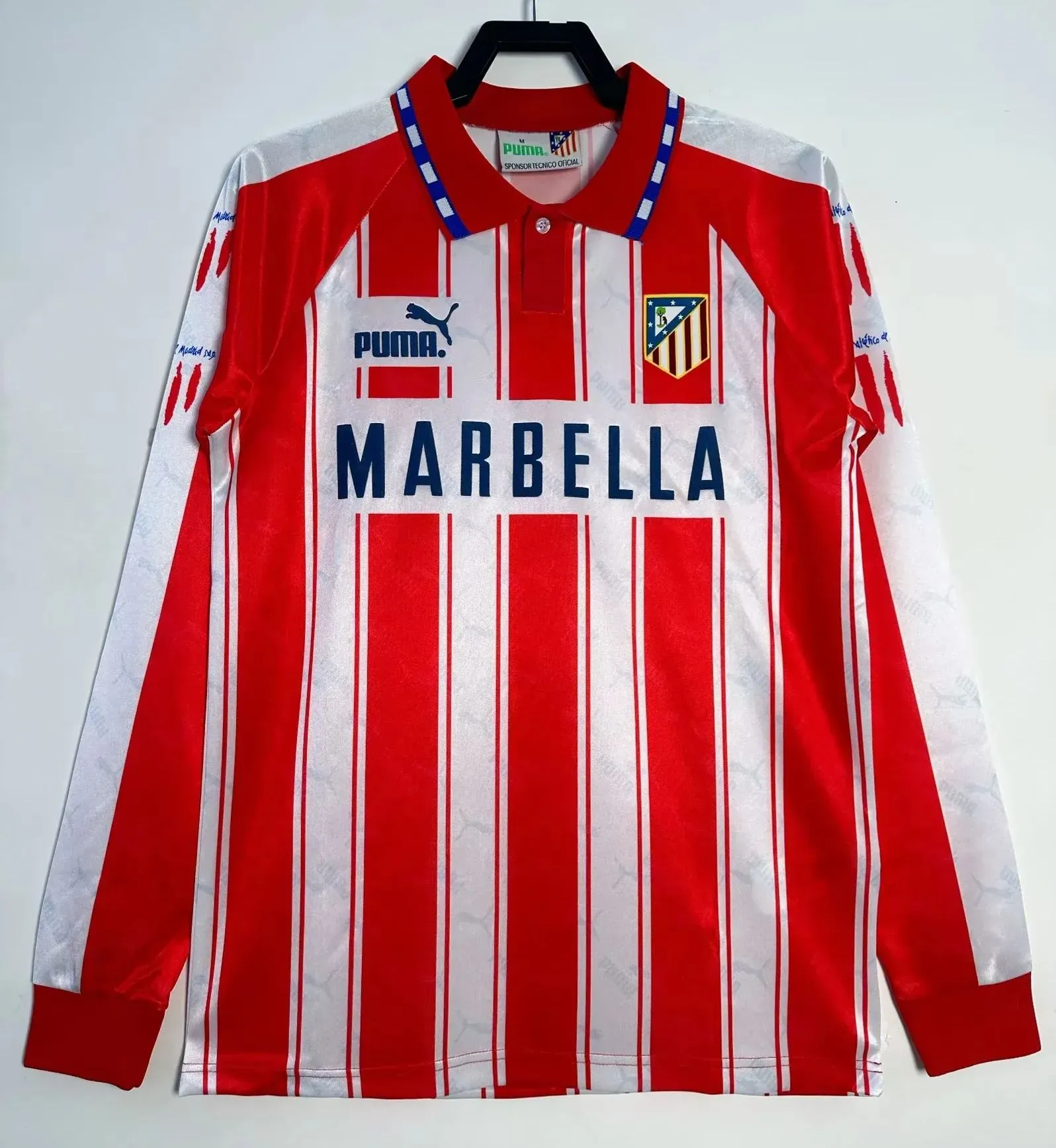 Atletico de Madrid 1994/95 Home Long sleeves S-XXL